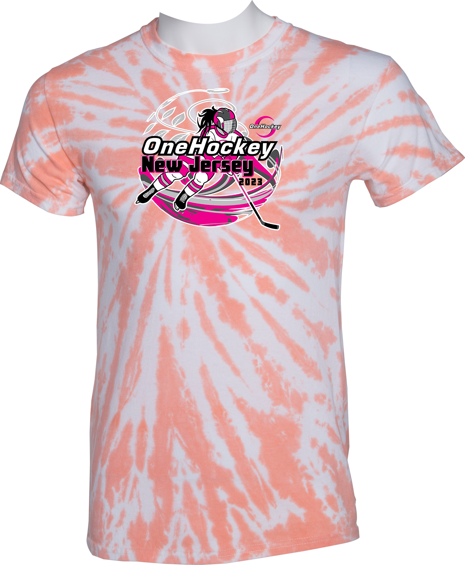 Tie-Dye Short Sleeves - 2023 OneHockey New Jersey GIRLS