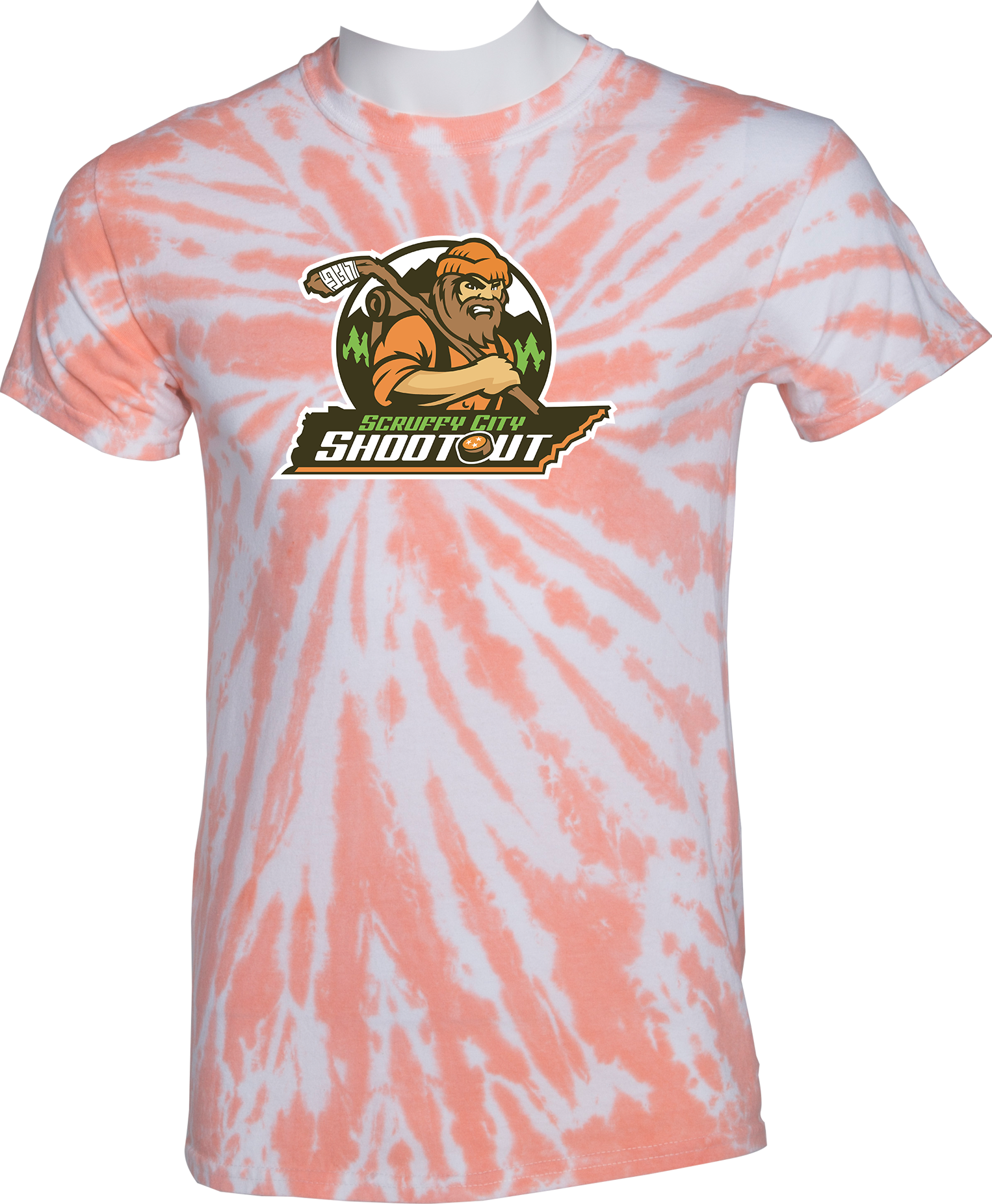 Tie-Dye Short Sleeves - Scruffy City Mite Shootout 2024