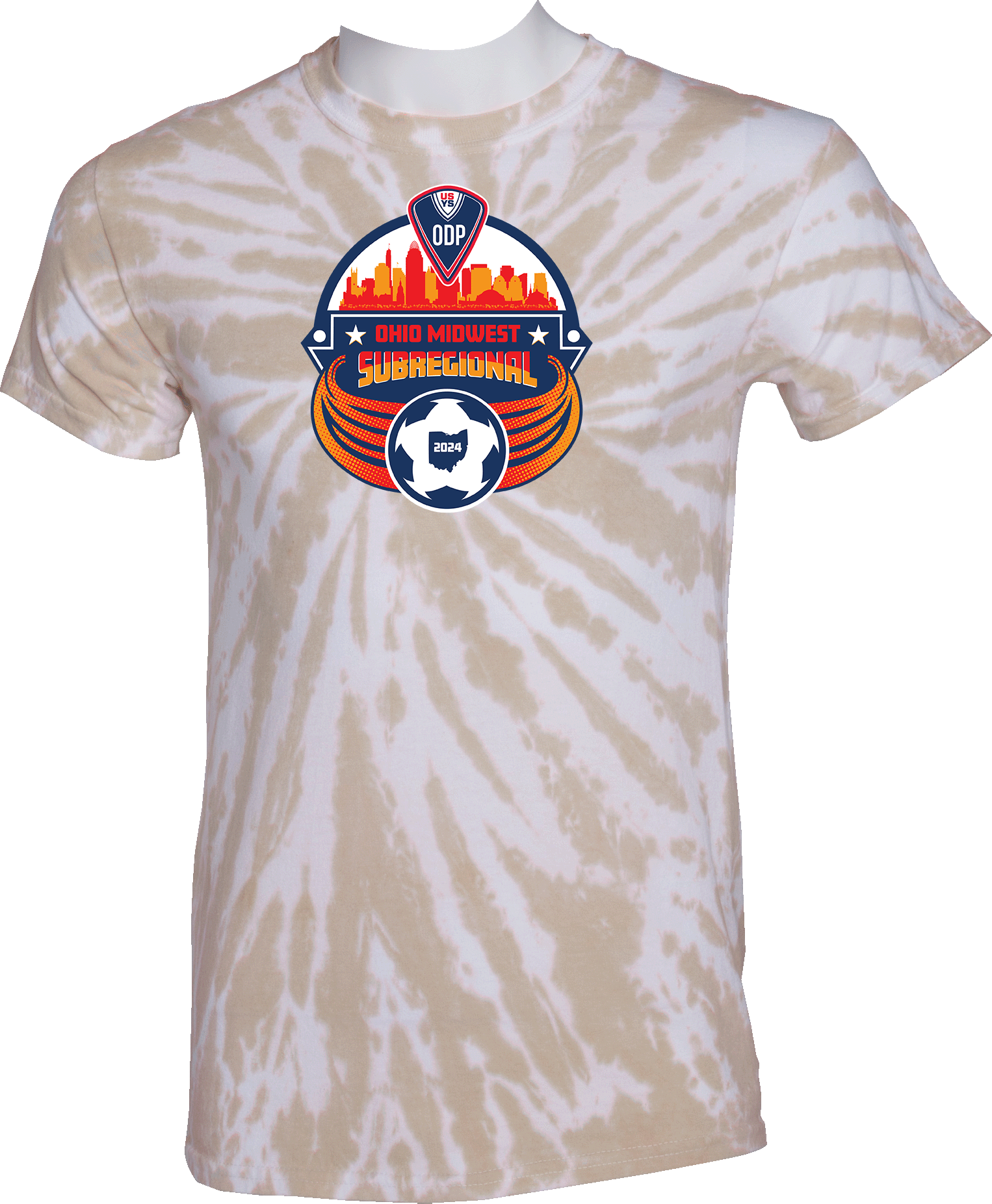 Tie-Dye Short Sleeves - 2024 USYS ODP OH Midwest Subregional