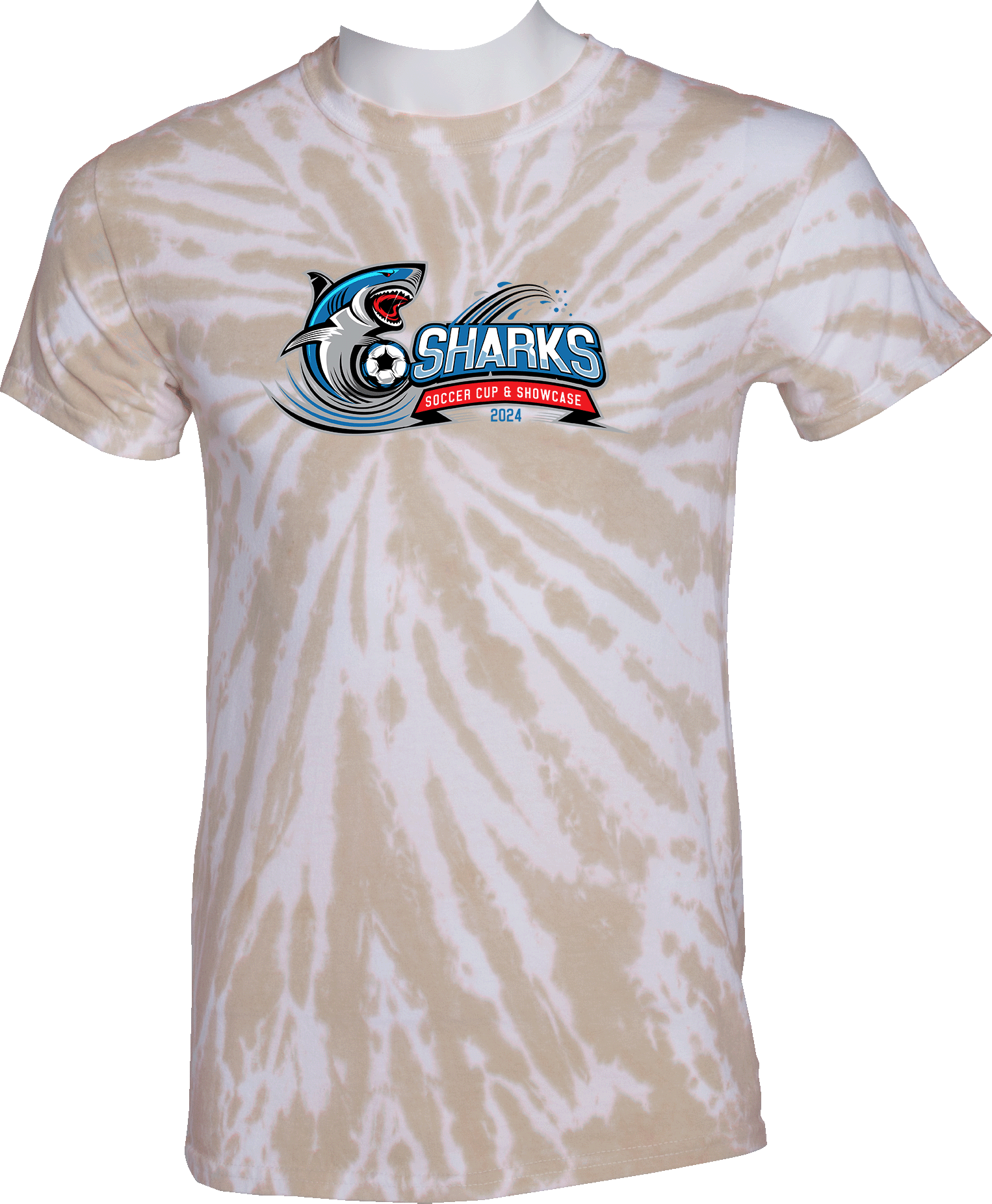 Tie-Dye Short Sleeves - 2024 Sharks Soccer Cup & Showcase