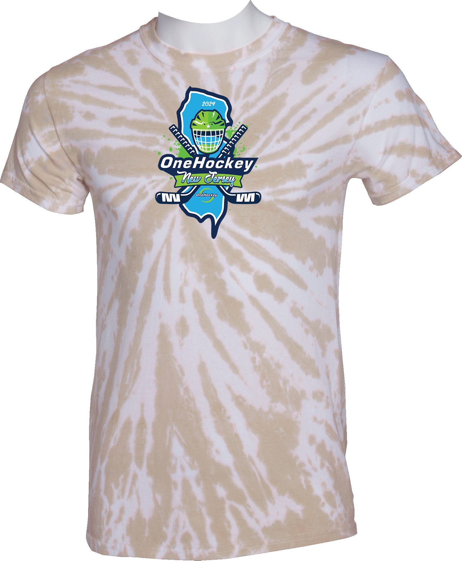 Tie-Dye Short Sleeves - 2024 OneHockey NJ March