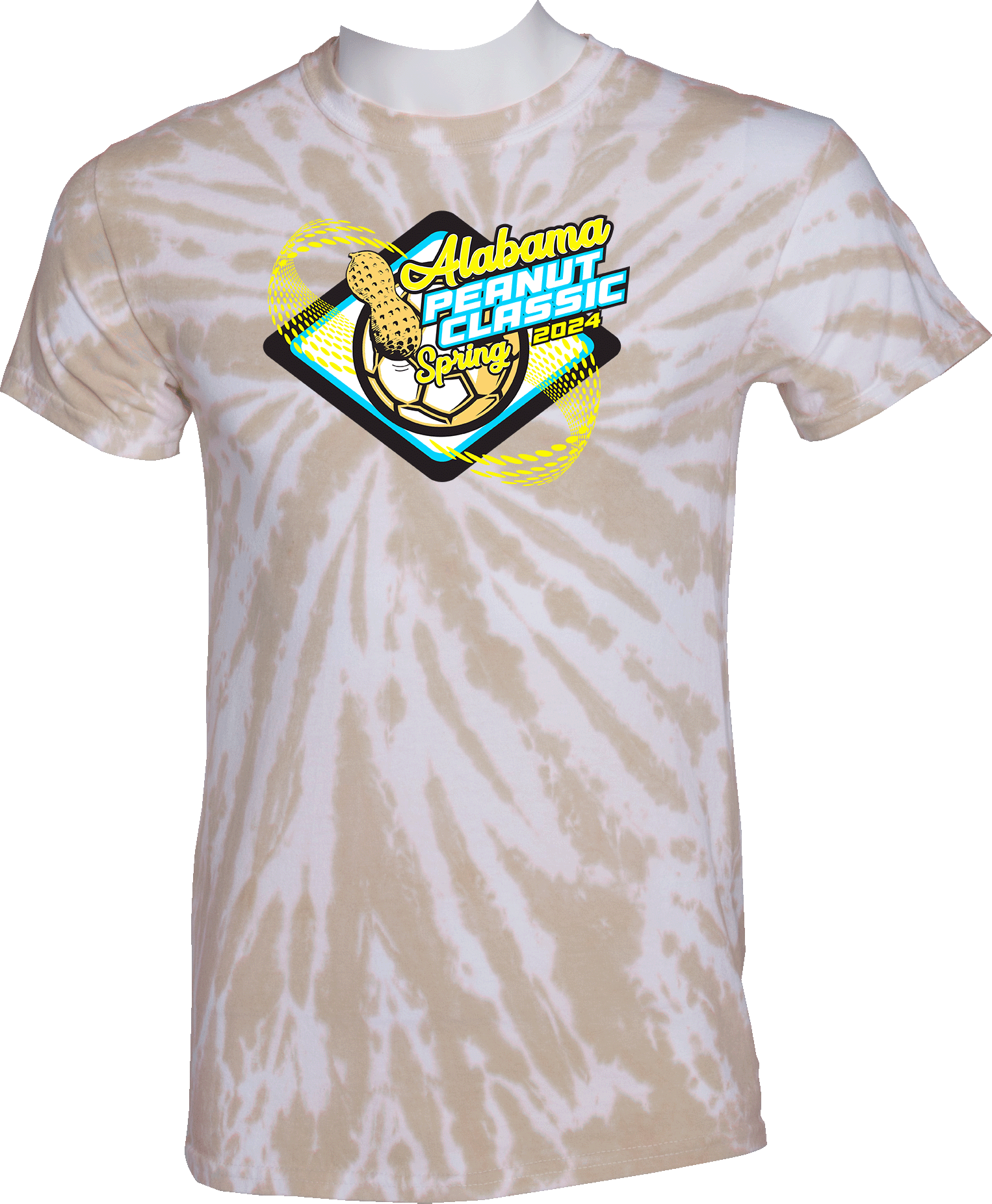 Tie-Dye Short Sleeves - 2024 Alabama Peanut Classic Spring