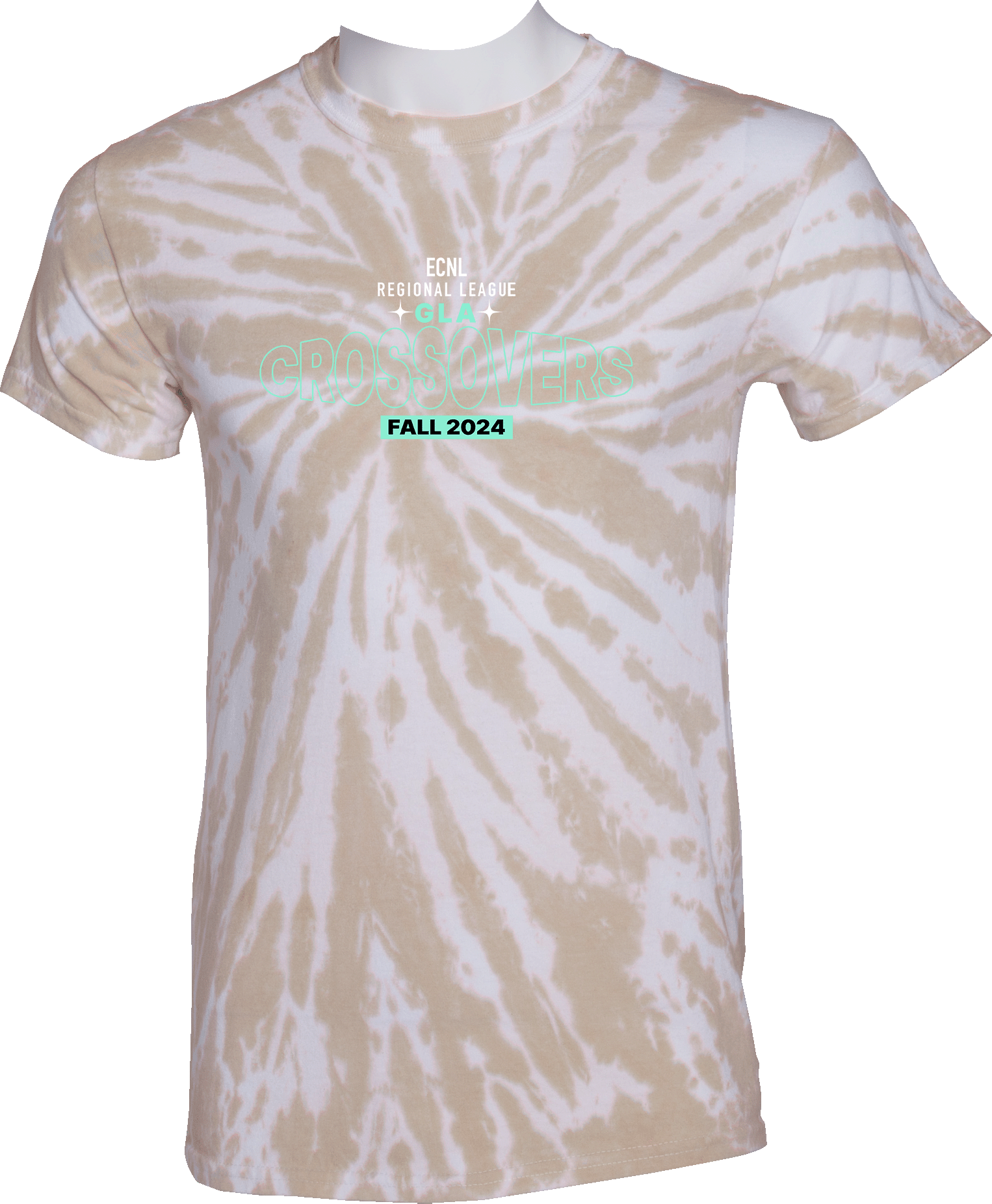 Tie-Dye Short Sleeves - 2024 ECNL-RL Crossover - Transparent