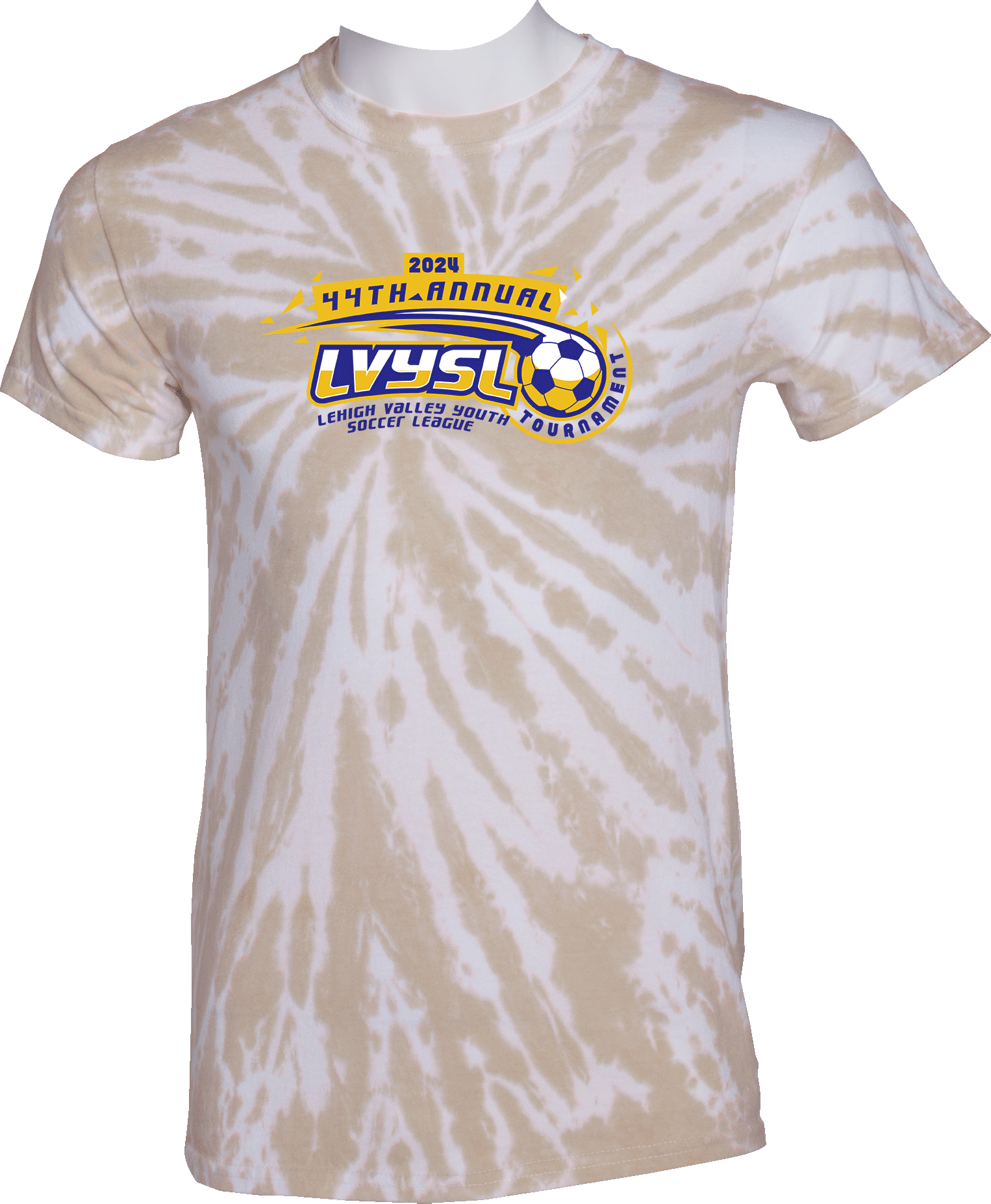 Tie-Dye Short Sleeves - 2024 44th annual Lehigh Valley Youth Soccer League Tournament