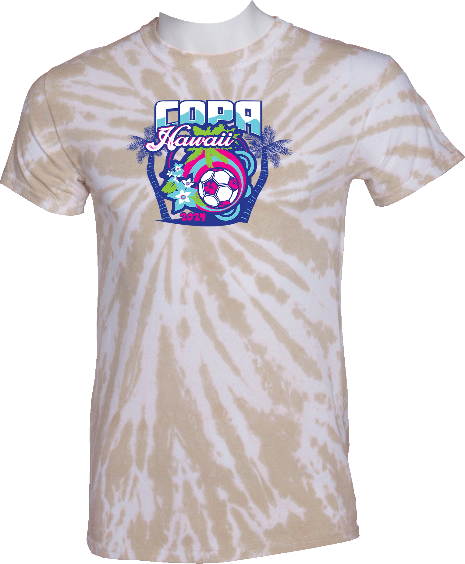 Tie-Dye Short Sleeves - 2024 Hawaii Kings Cup