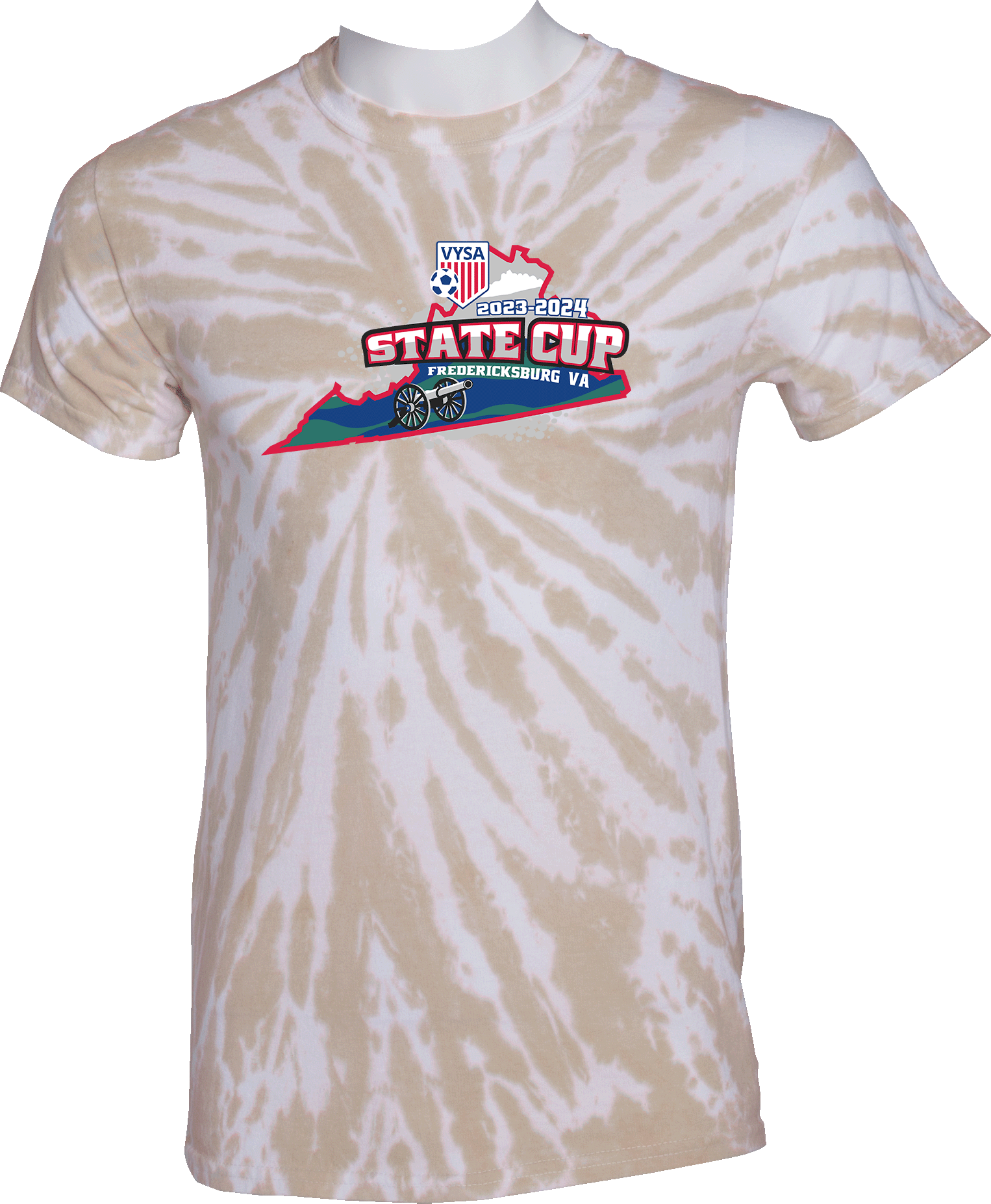 Tie-Dye Short Sleeves - 2024 USYS VA State Cup Spring