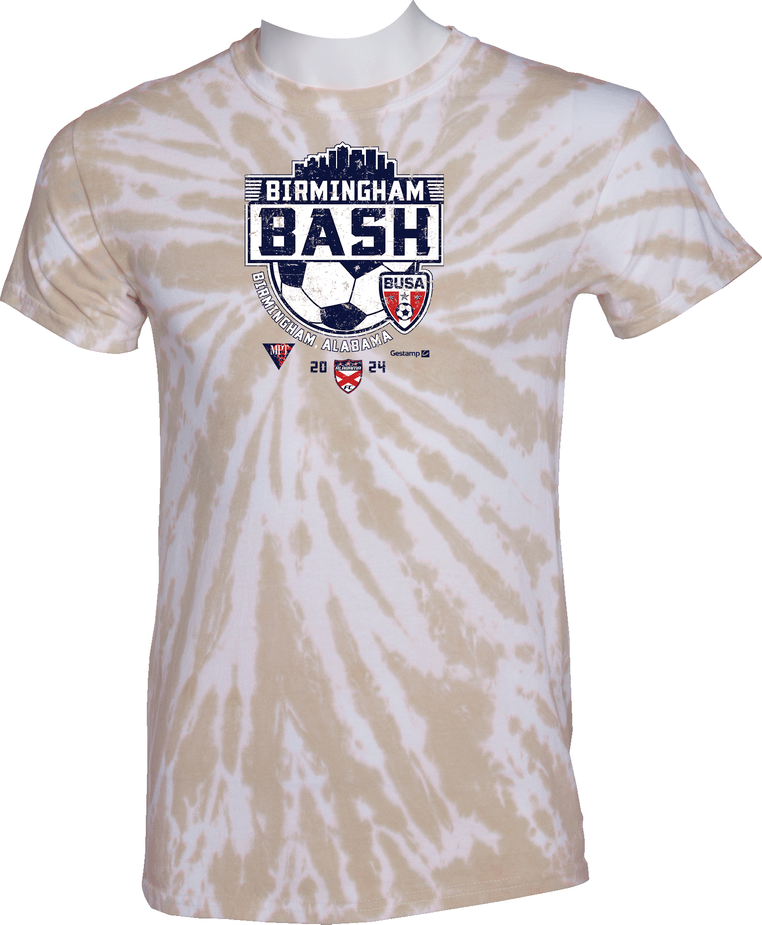 Tie-Dye Short Sleeves - 2024 Birmingham Bash