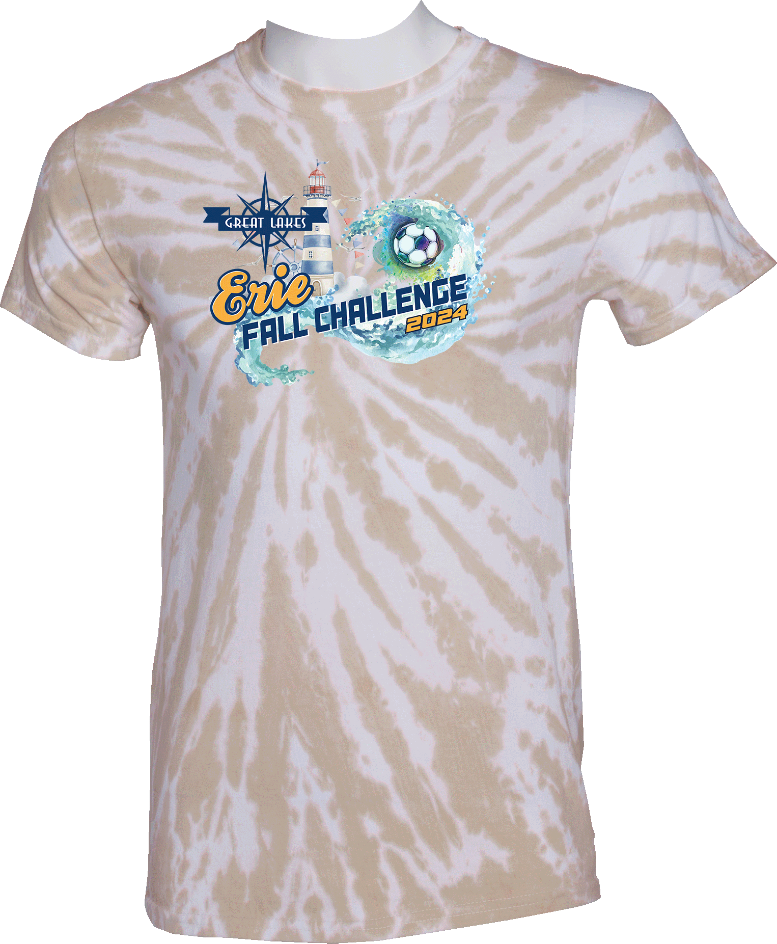 Tie-Dye Short Sleeves - 2024 Great Lakes Erie Fall Challenge