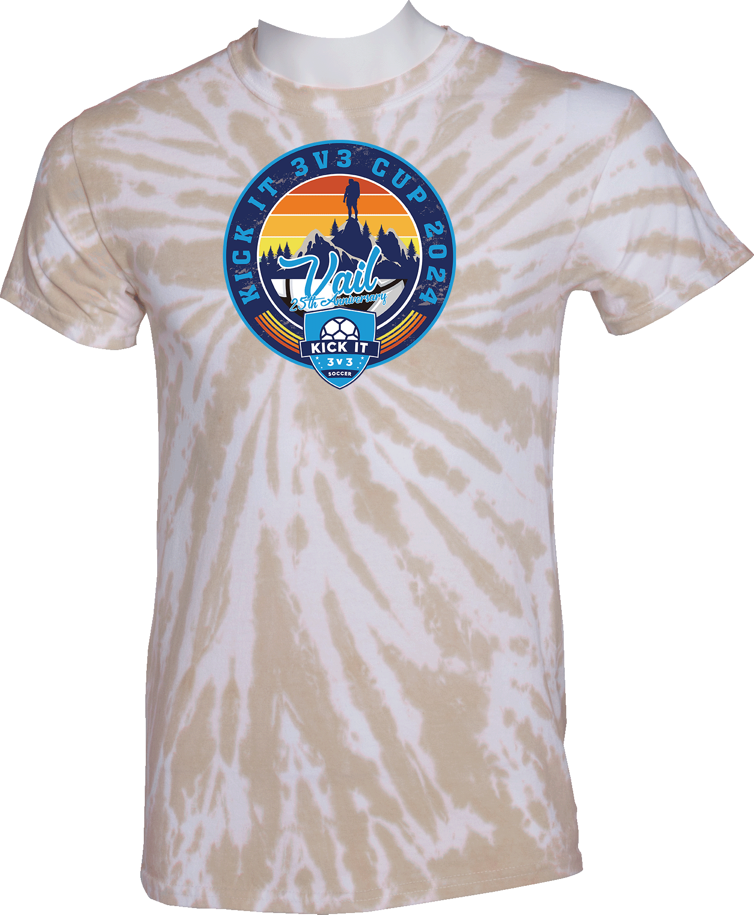 Tie-Dye Short Sleeves - 2024 Vail Kick It 3v3 Cup