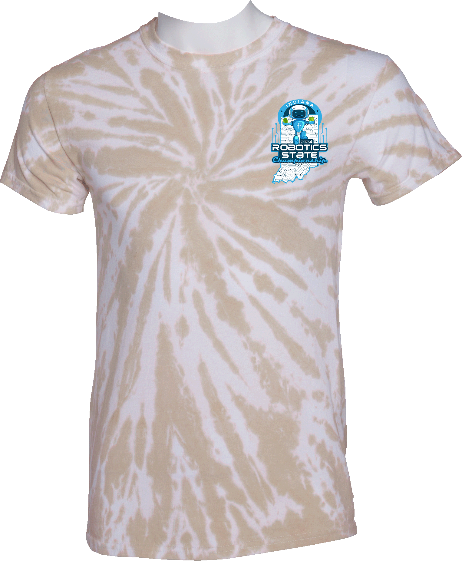 Tie-Dye Short Sleeves - 2024 Indiana Robotics State Championship