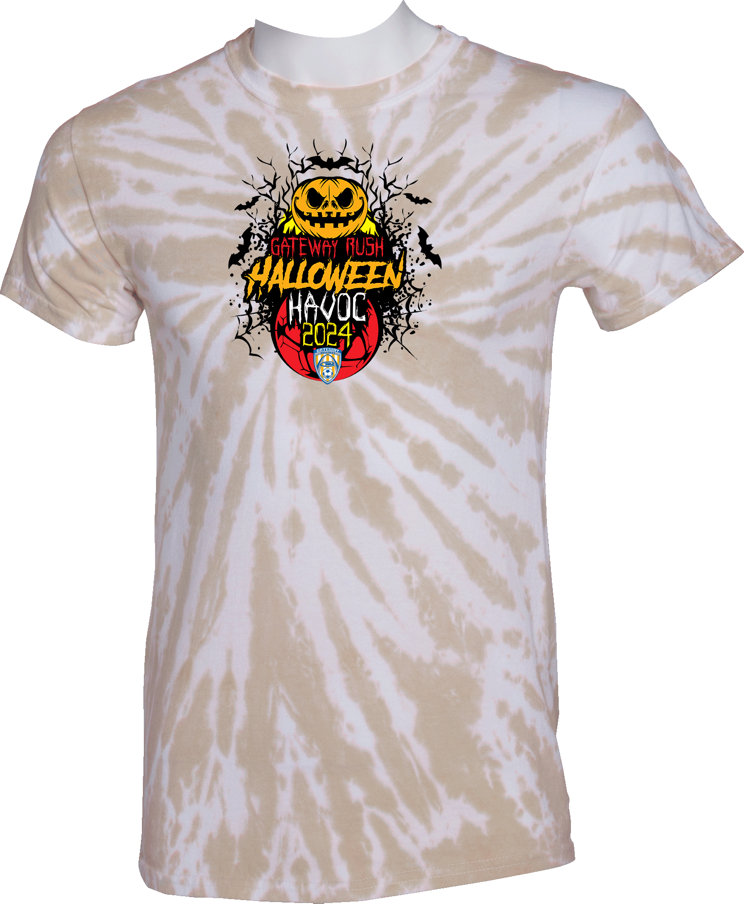 Tie-Dye Short Sleeves - 2024 Gateway Rush Halloween Havoc