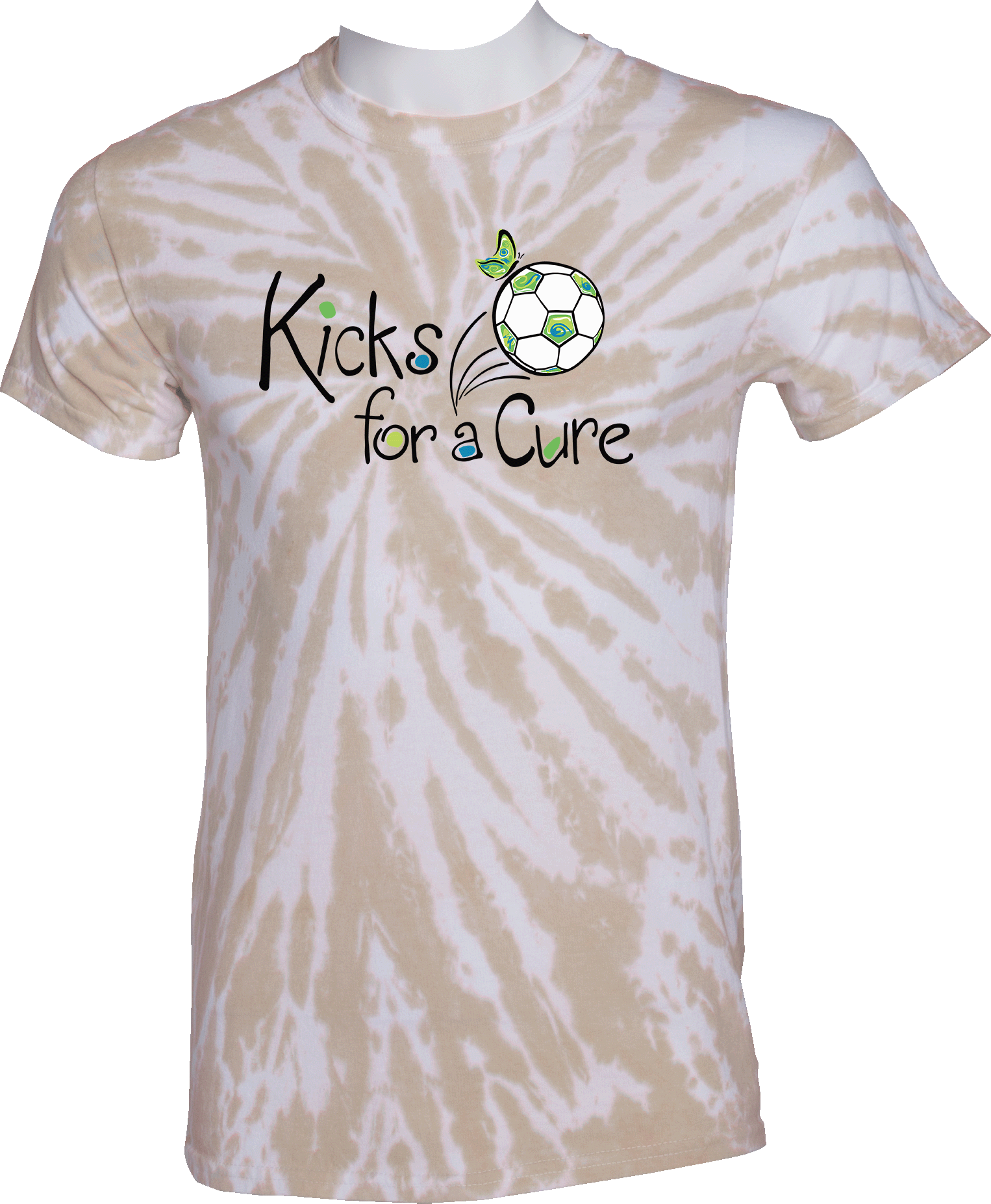 Tie-Dye Short Sleeves - 2024 Kicks For A Cure