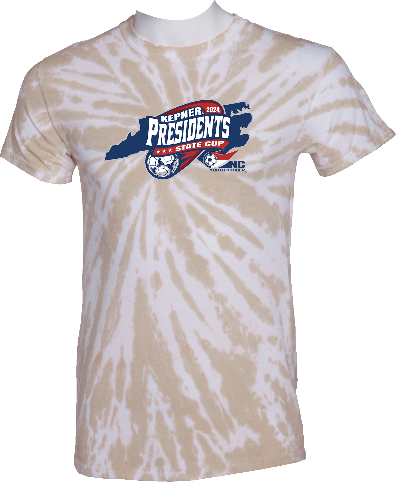 Tie-Dye Short Sleeves - 2024 USYS NC Presidents Cup