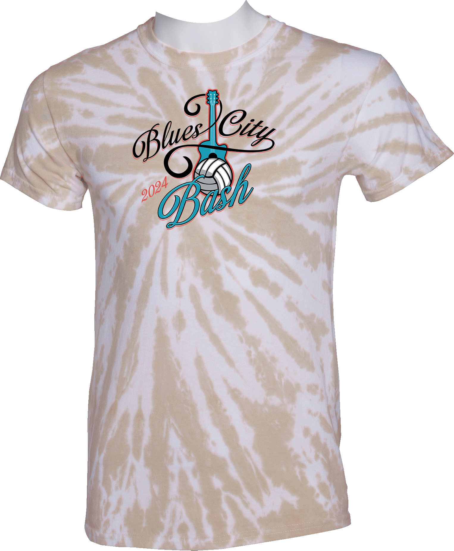 Tie-Dye Short Sleeves - 2024 Blues City Bash