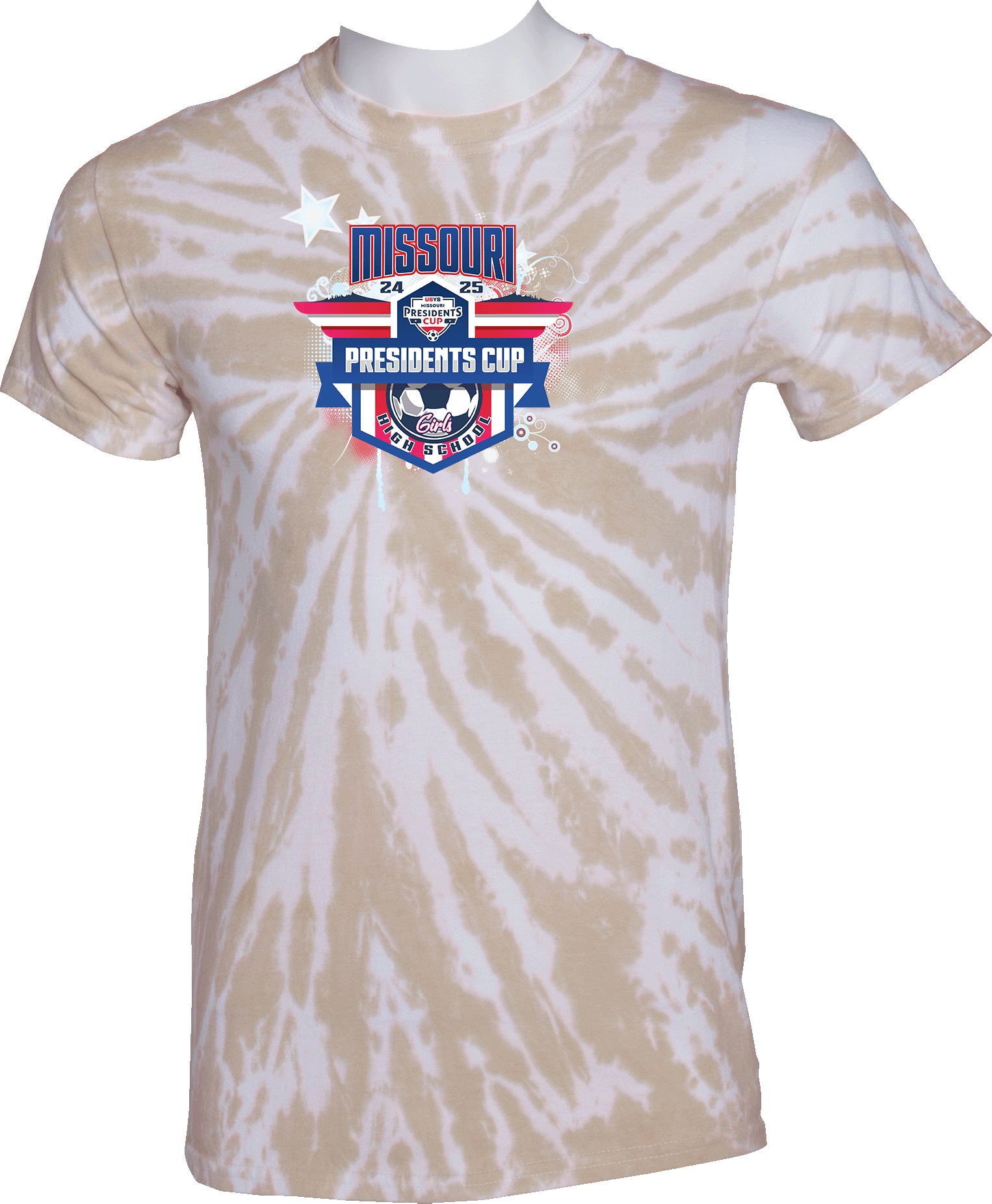 Tie-Dye Short Sleeves - 2024 USYS High School Girls Presidents Cup