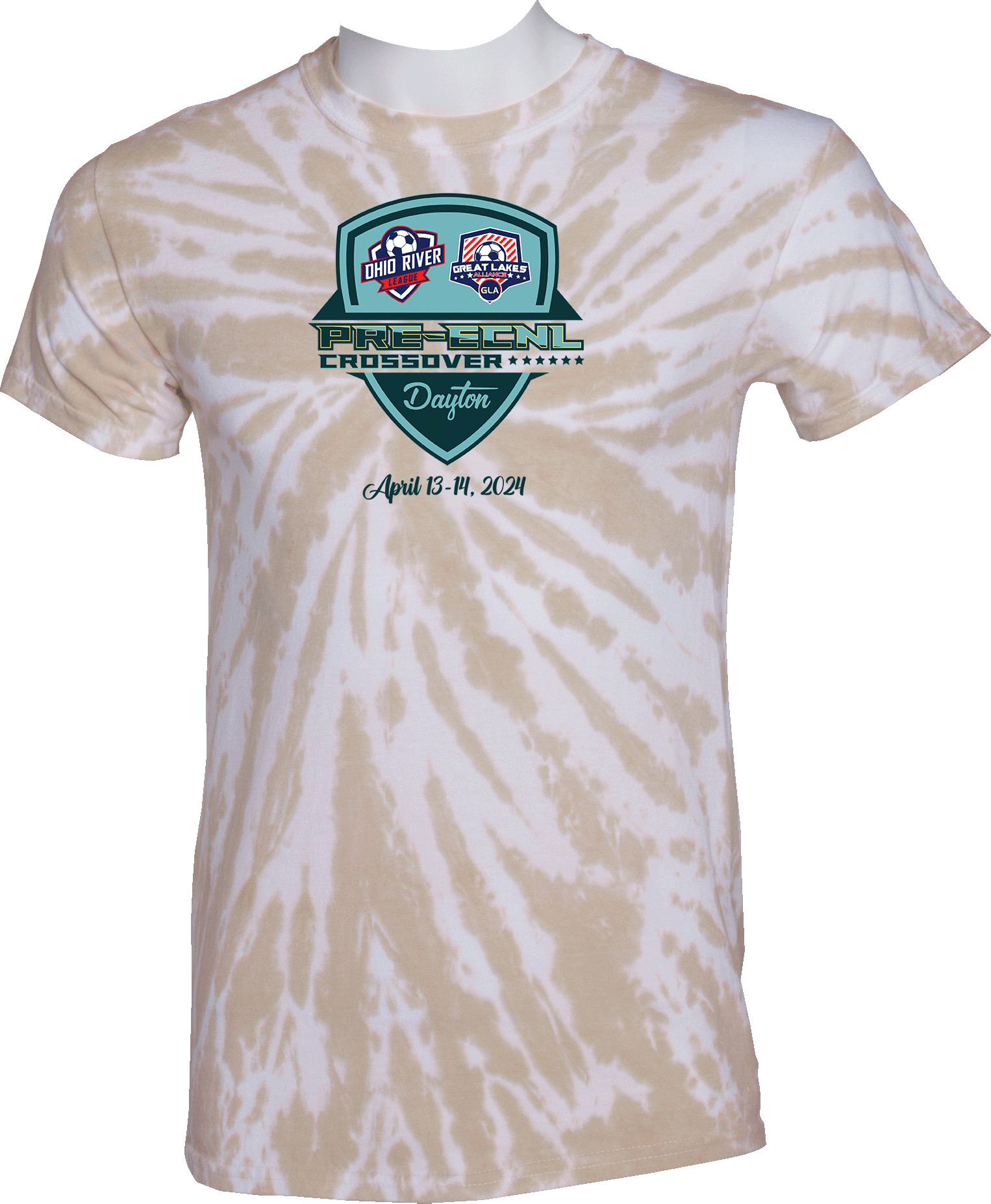 Tie-Dye Short Sleeves - 2024 Pre-ECNL Crossover Spring