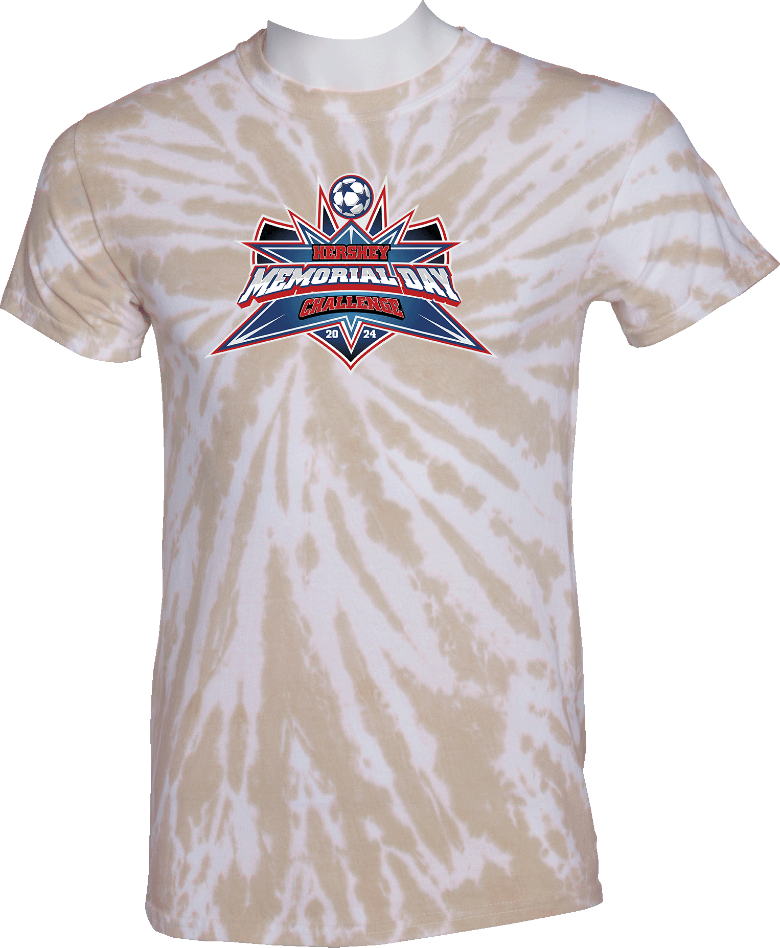 Tie-Dye Short Sleeves - 2024 Hershey Memorial Day Challenge