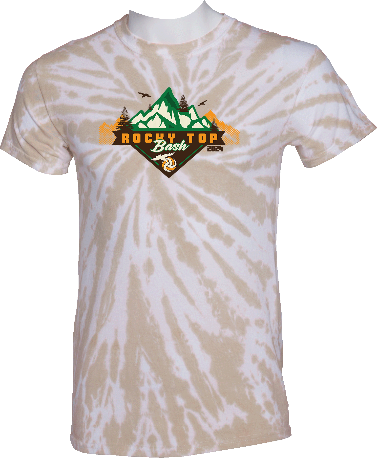 Tie-Dye Short Sleeves - 2024 Rocky Top Bash