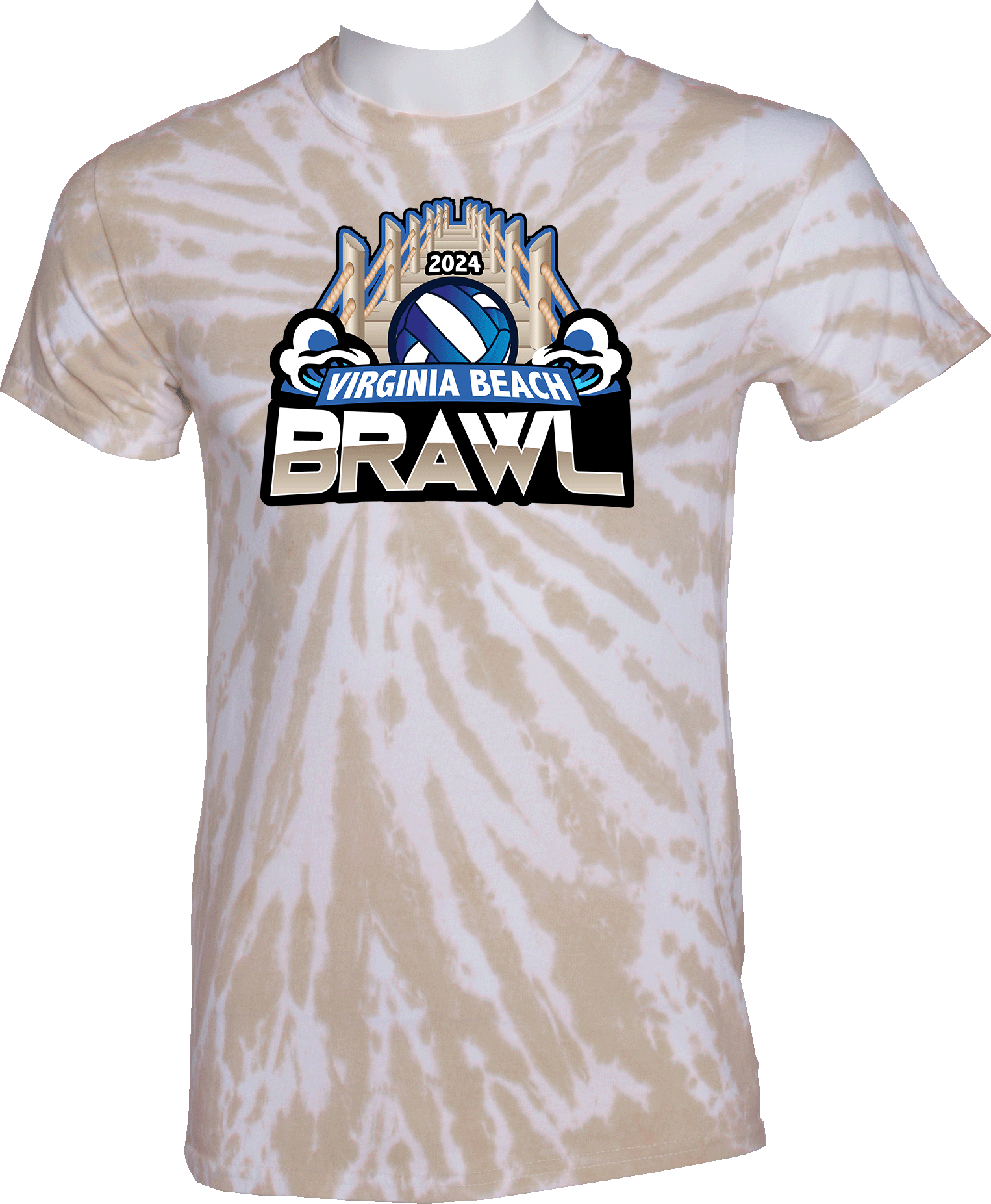 Tie-Dye Short Sleeves - 2024 Virginia Beach Brawl