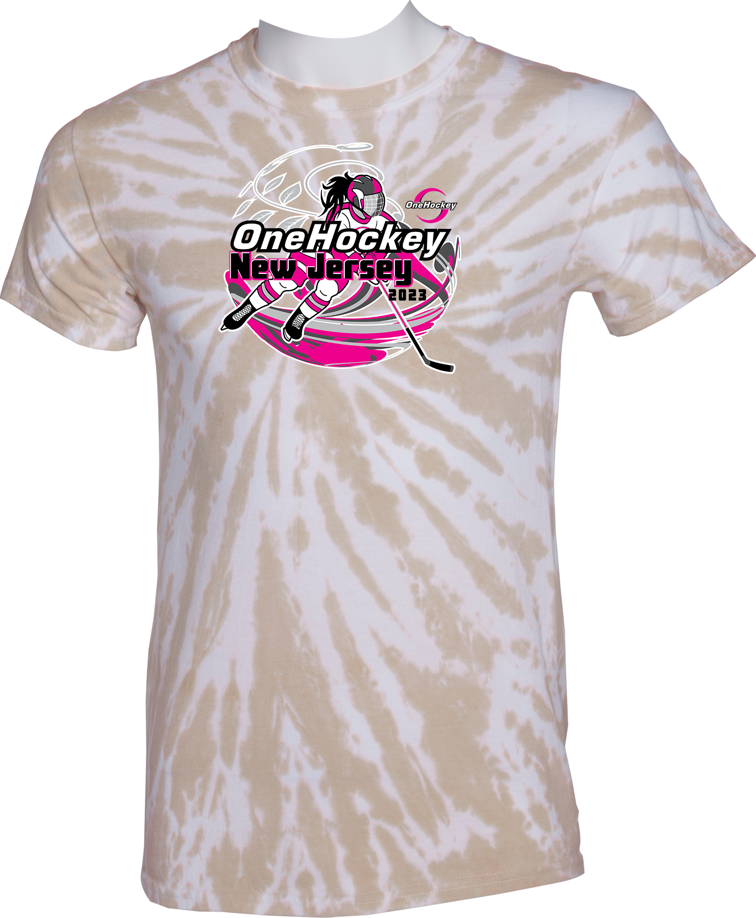 Tie-Dye Short Sleeves - 2023 OneHockey New Jersey GIRLS