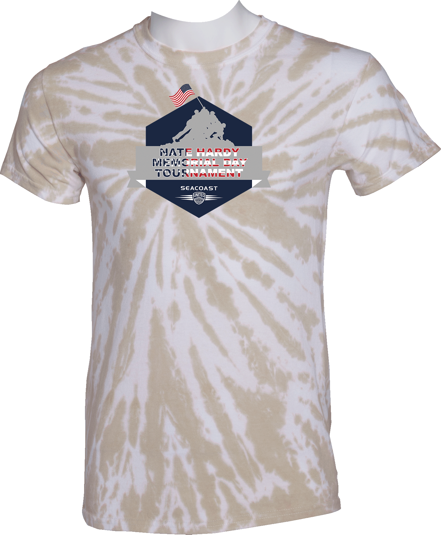 TIE-DYE SHORT SLEEVES - 2023 Nate Hardy Memorial Day Tournament