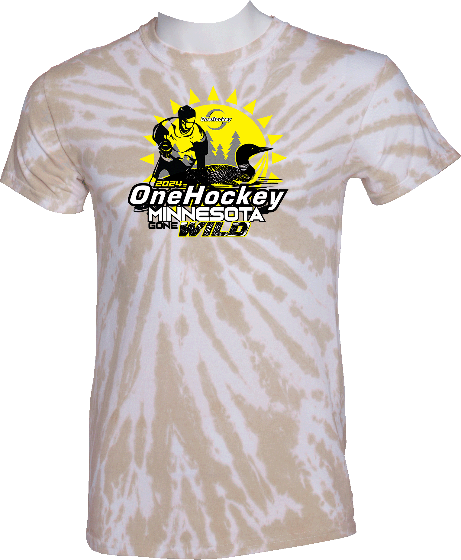 Tie-Dye Short Sleeves - 2024 OneHockey Minnesota Gone Wild