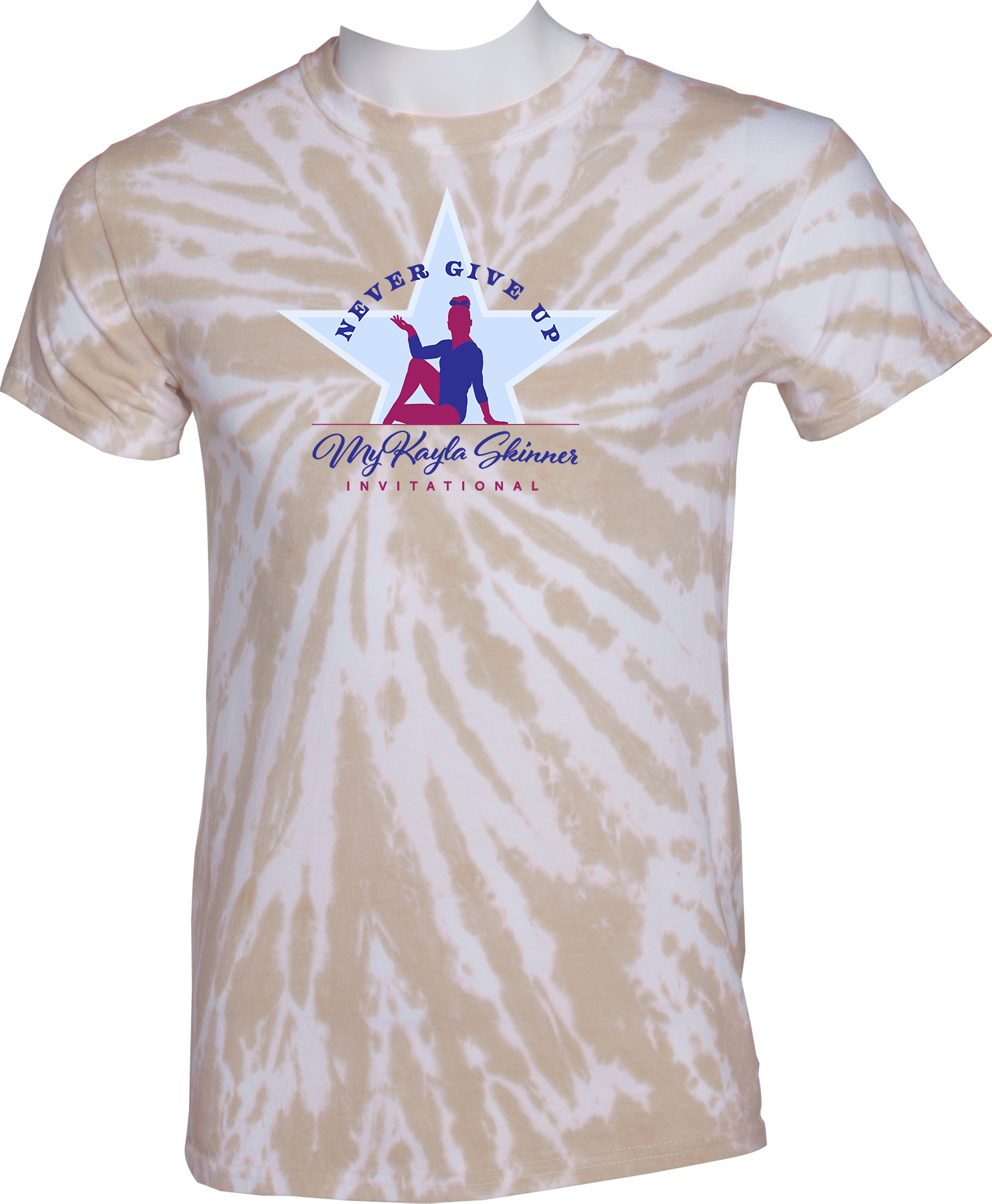 Tie-Dye Short Sleeves - 2024 Never Give Up with MyKayla Skinner
