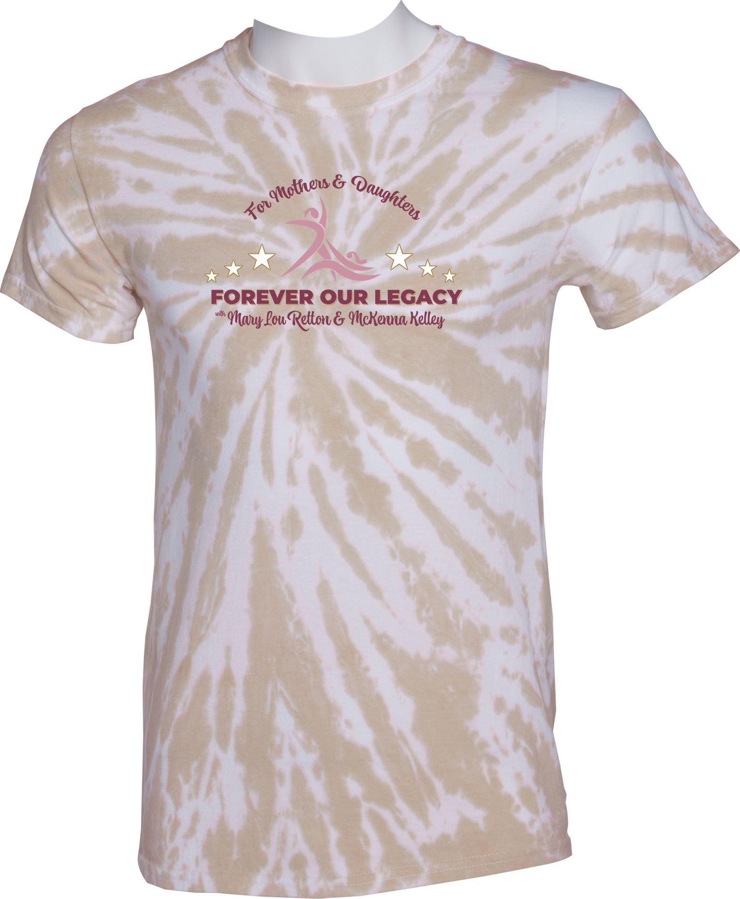 Tie-Dye Short Sleeves - 2024 For Mothers & Daughters Forever Our Legacy Mary Lou Retton