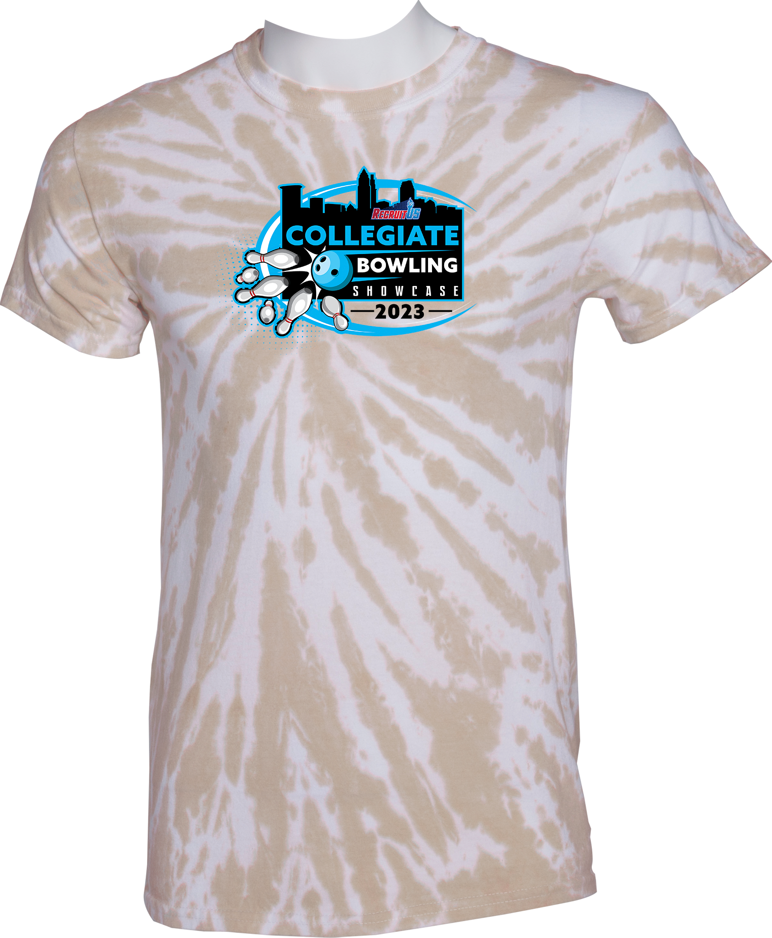 TIE-DYE SHORT SLEEVES - 2023 Collegiate Bowling Showcase
