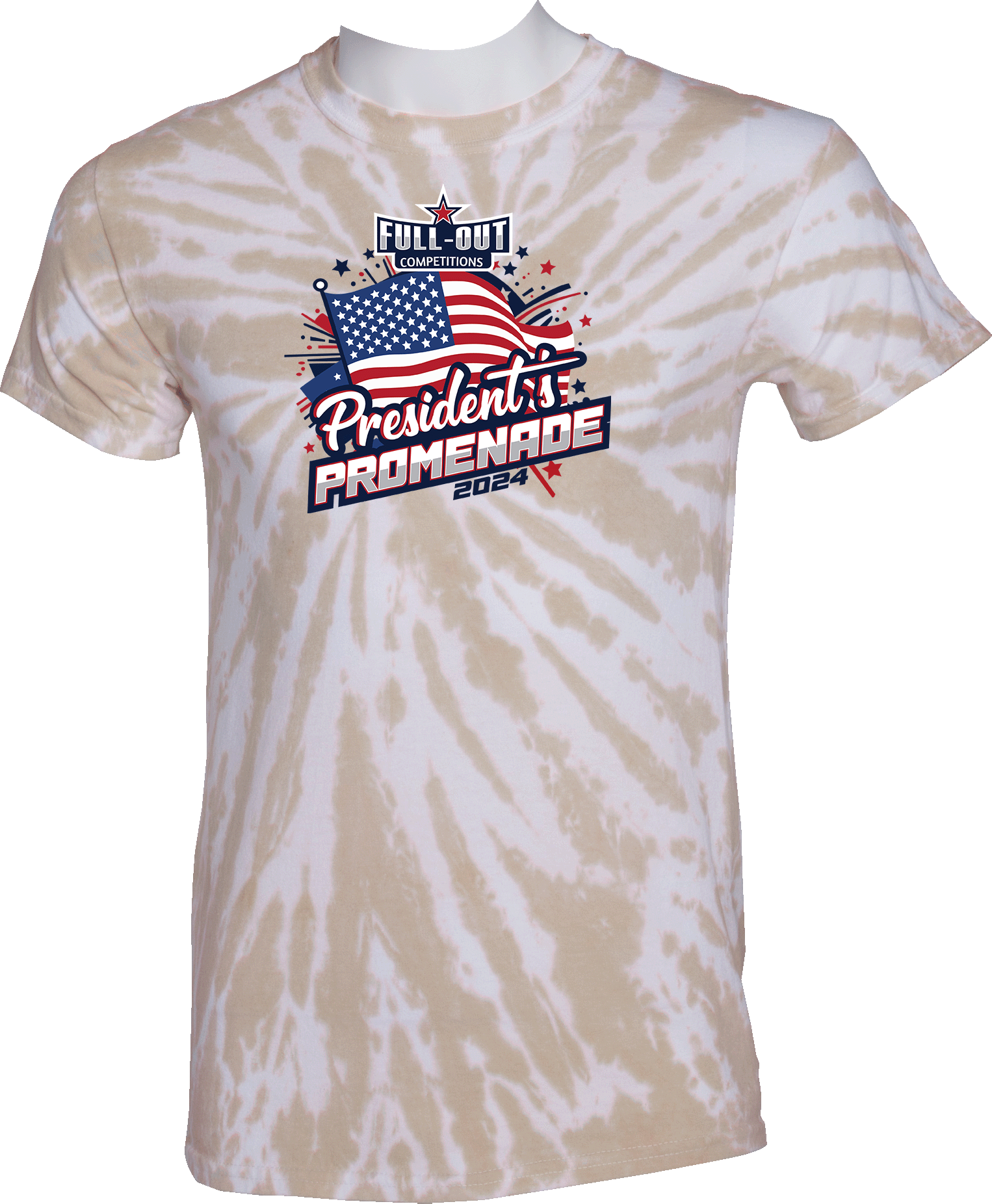 Tie-Dye Short Sleeves - 2024 Presidents Promenade