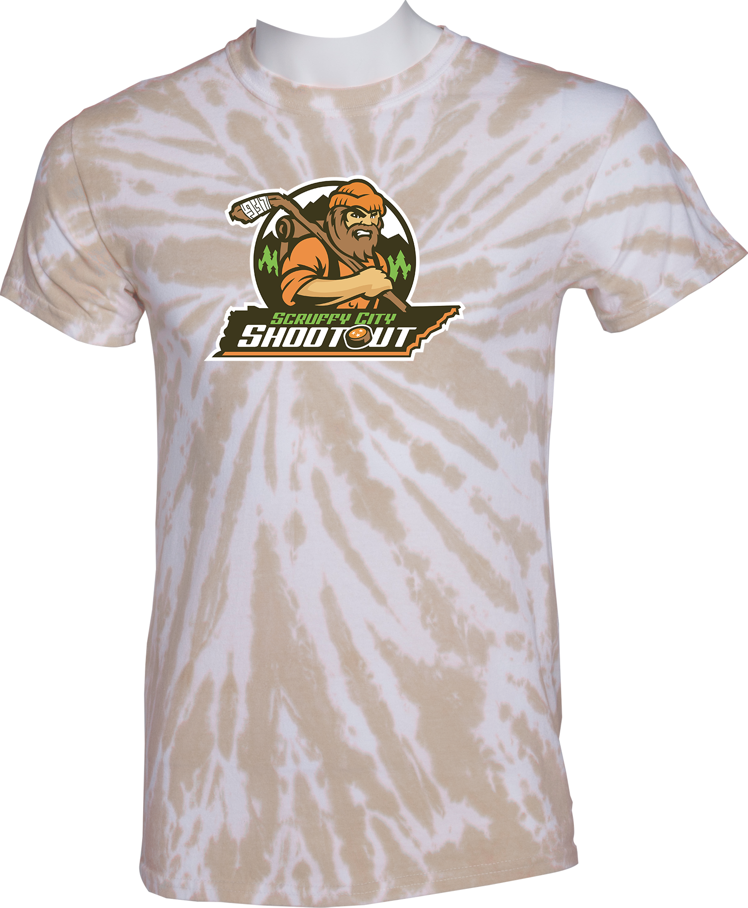 Tie-Dye Short Sleeves - Scruffy City Mite Shootout 2024