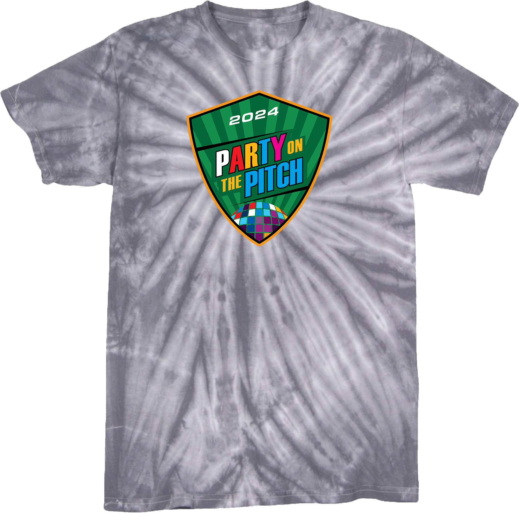 Tie-Dye Short Sleeves - 2024 Party On The Pitch