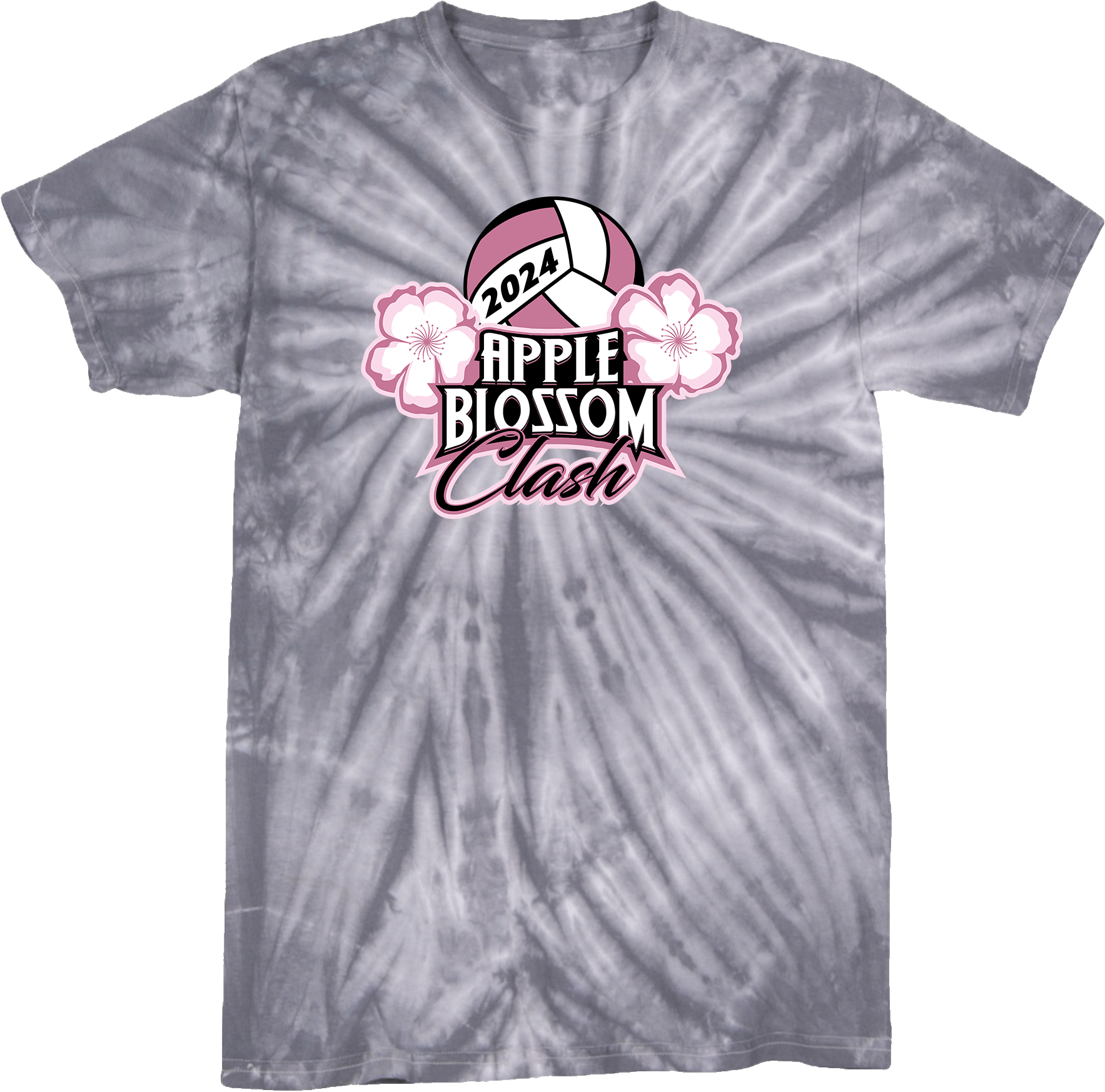 Tie-Dye Short Sleeves - 2024 Apple Blossom Clash