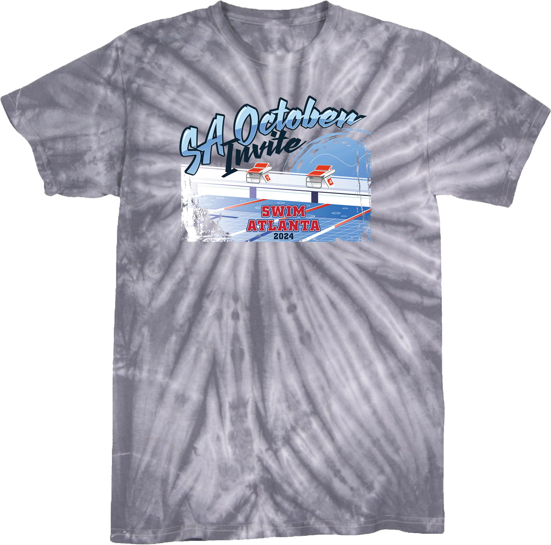 Tie-Dye Short Sleeves - 2024 Swim Atlanta October Invite