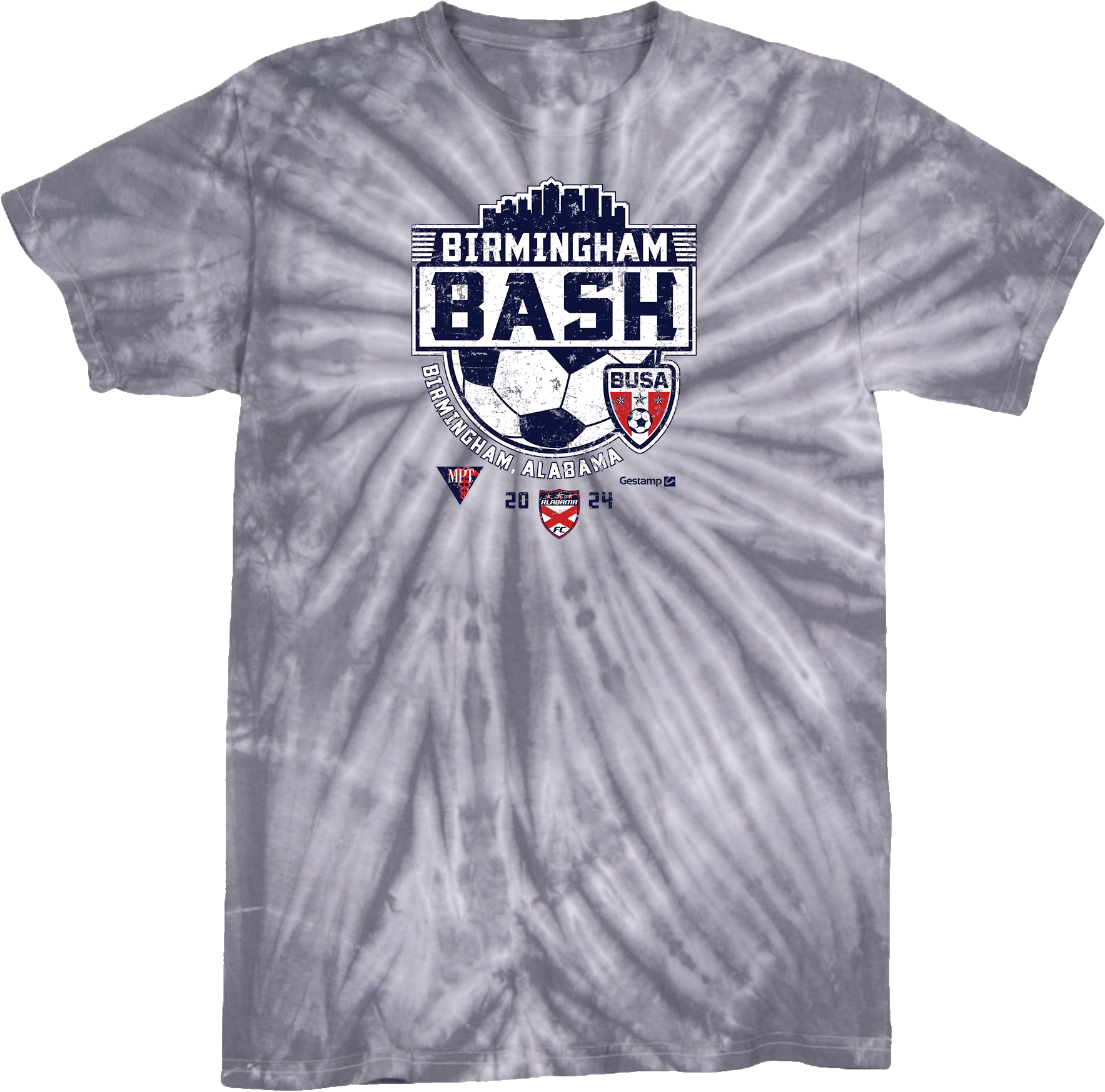 Tie-Dye Short Sleeves - 2024 Birmingham Bash