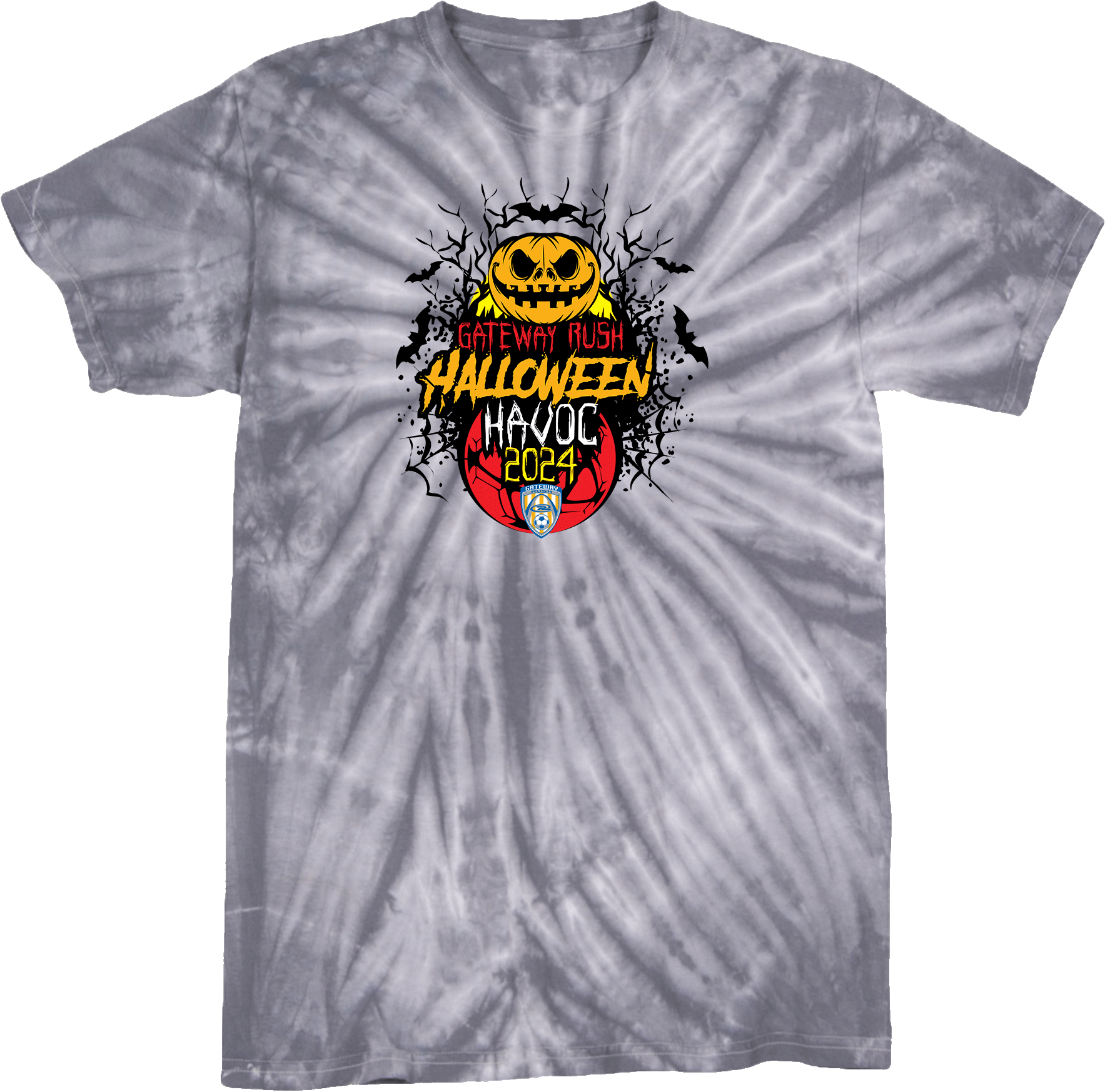 Tie-Dye Short Sleeves - 2024 Gateway Rush Halloween Havoc