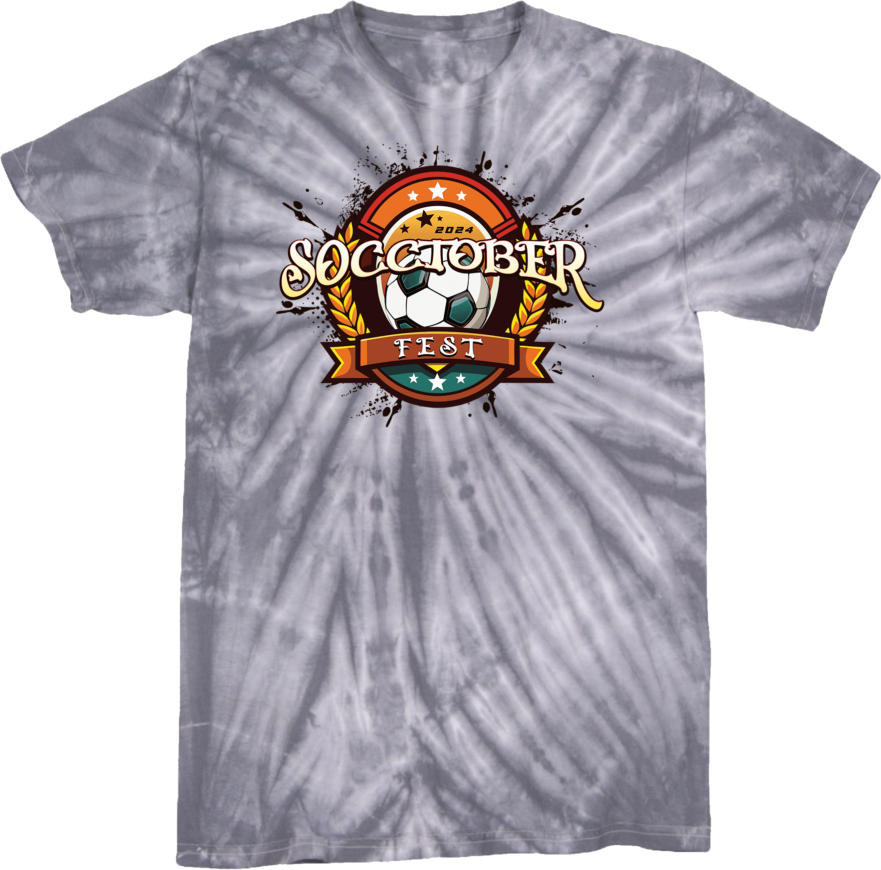 Tie-Dye Short Sleeves - 2024 Socctoberfest