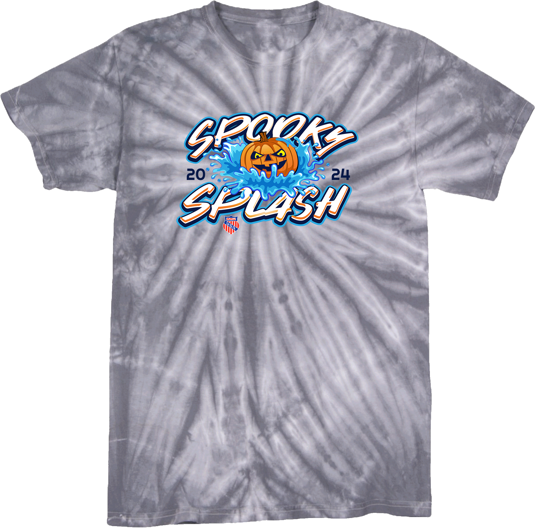 Tie-Dye Short Sleeves - 2024 AAU Spooky Splash