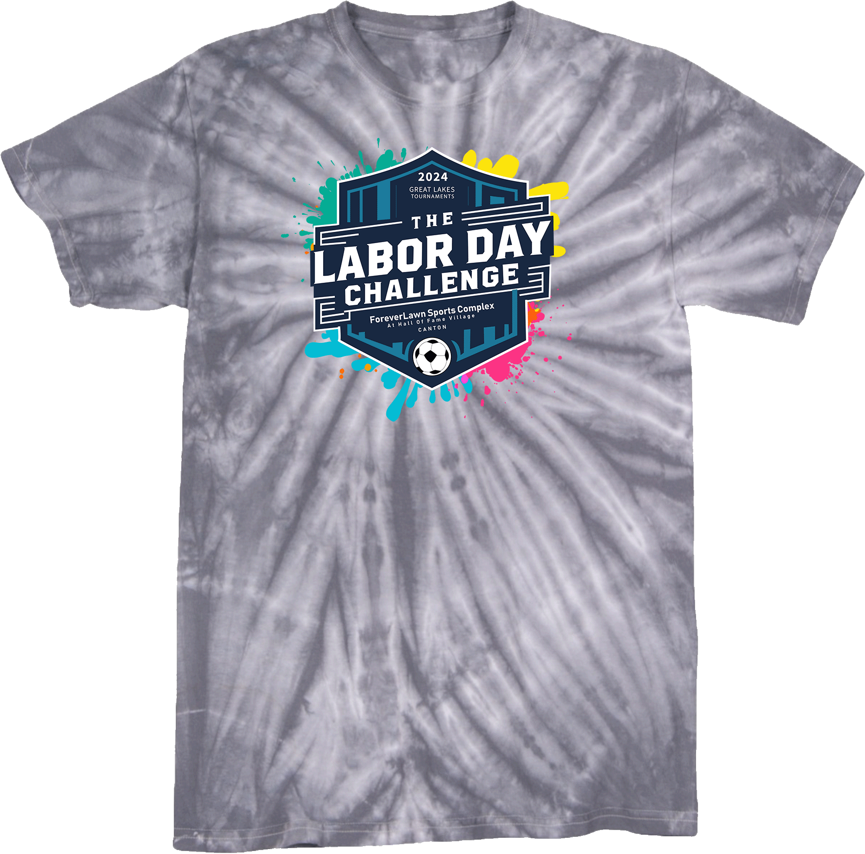 Tie-Dye Short Sleeves - 2024 Great Lakes Labor Day Challenge