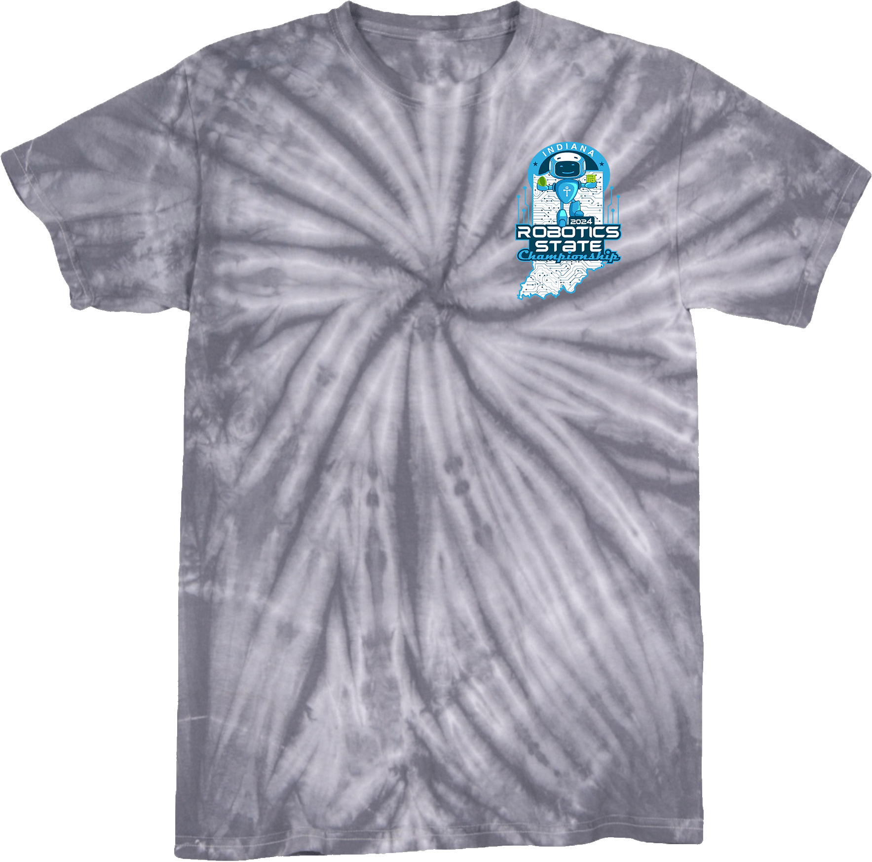 Tie-Dye Short Sleeves - 2024 Indiana Robotics State Championship