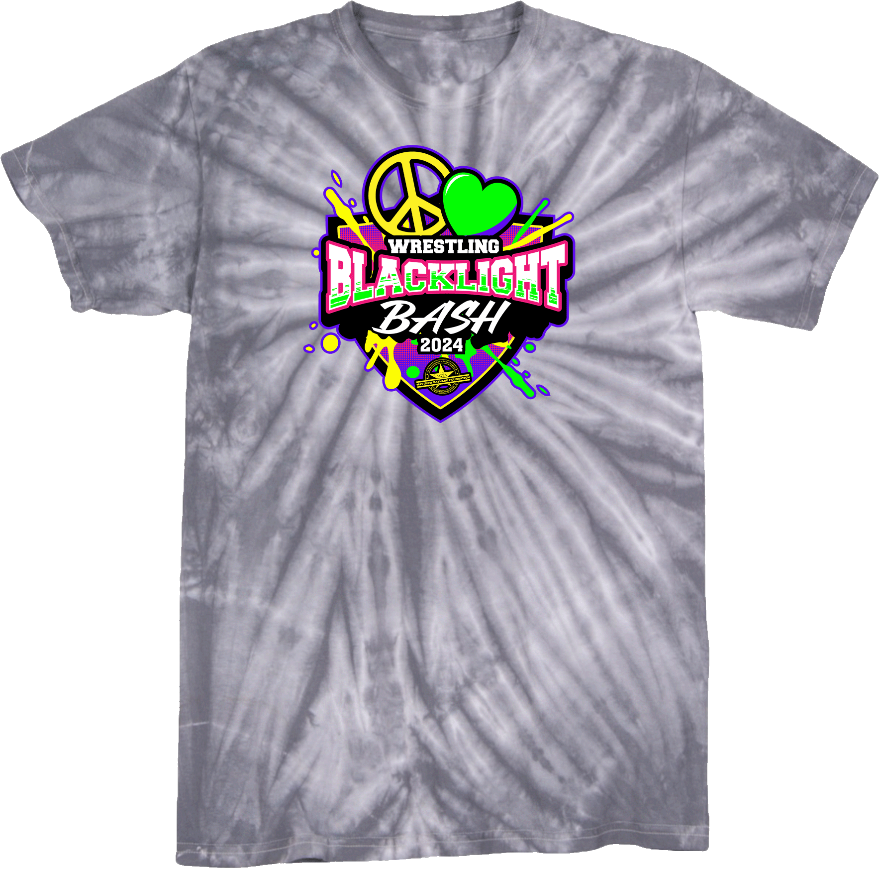 Tie-Dye Short Sleeves - 2024 Blacklight Spring Fling