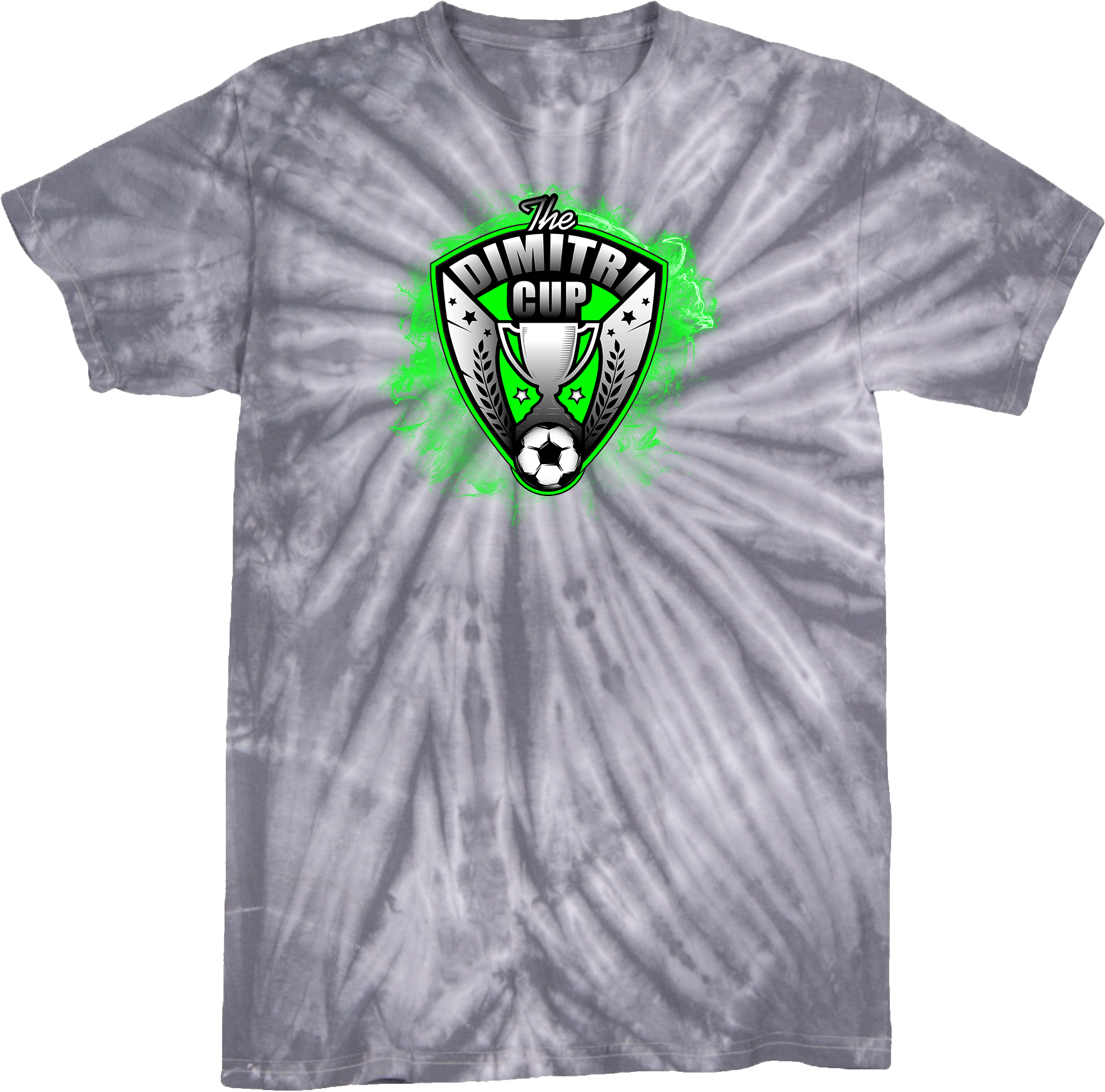 Tie-Dye Short Sleeves - 2025 The Dimitri Cup - Smoke