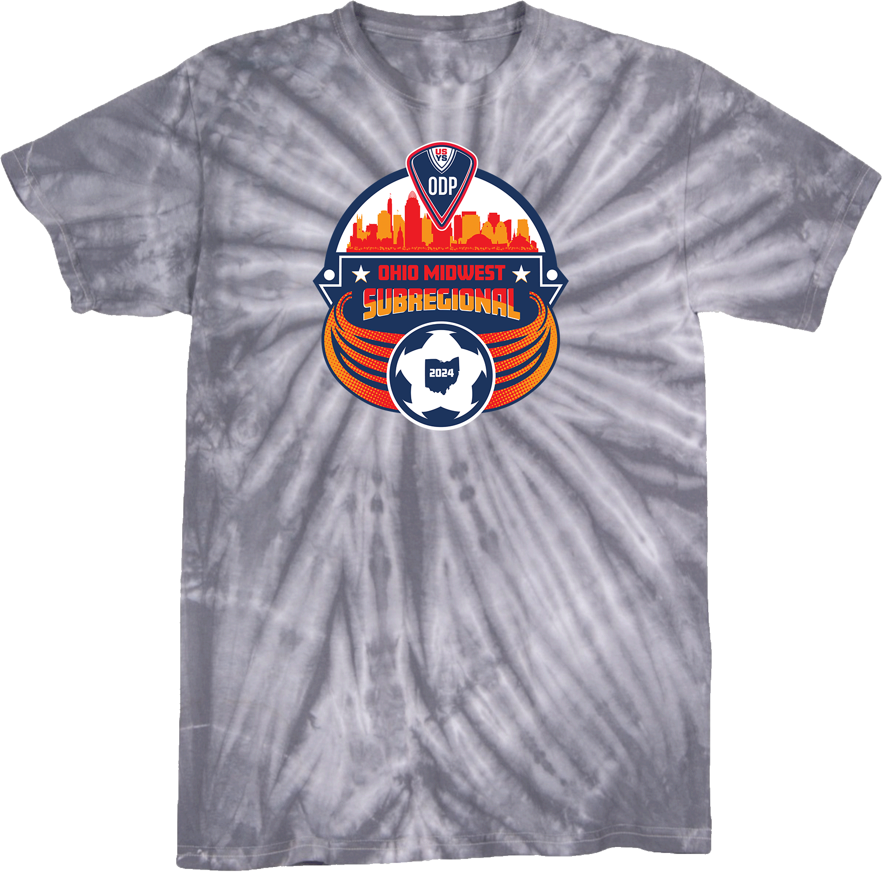 Tie-Dye Short Sleeves - 2024 USYS ODP OH Midwest Subregional