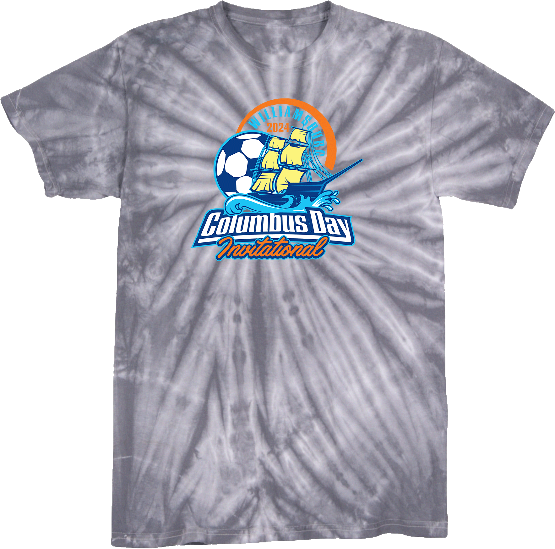 Tie-Dye Short Sleeves - 2024 Williamsburg Columbus Day Invitational