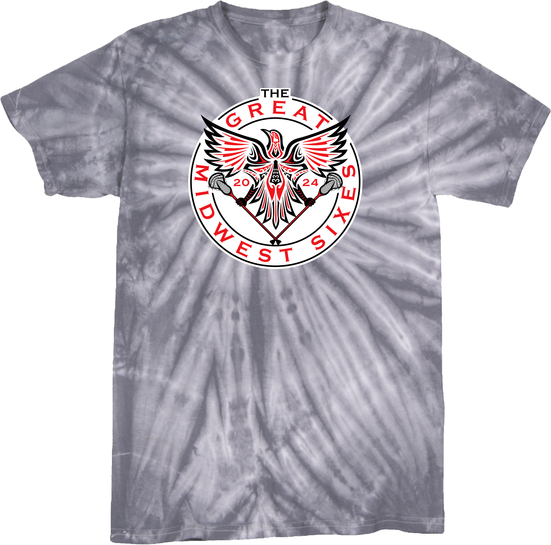 Tie-Dye Short Sleeves - 2024 The Great Midwest Sixes