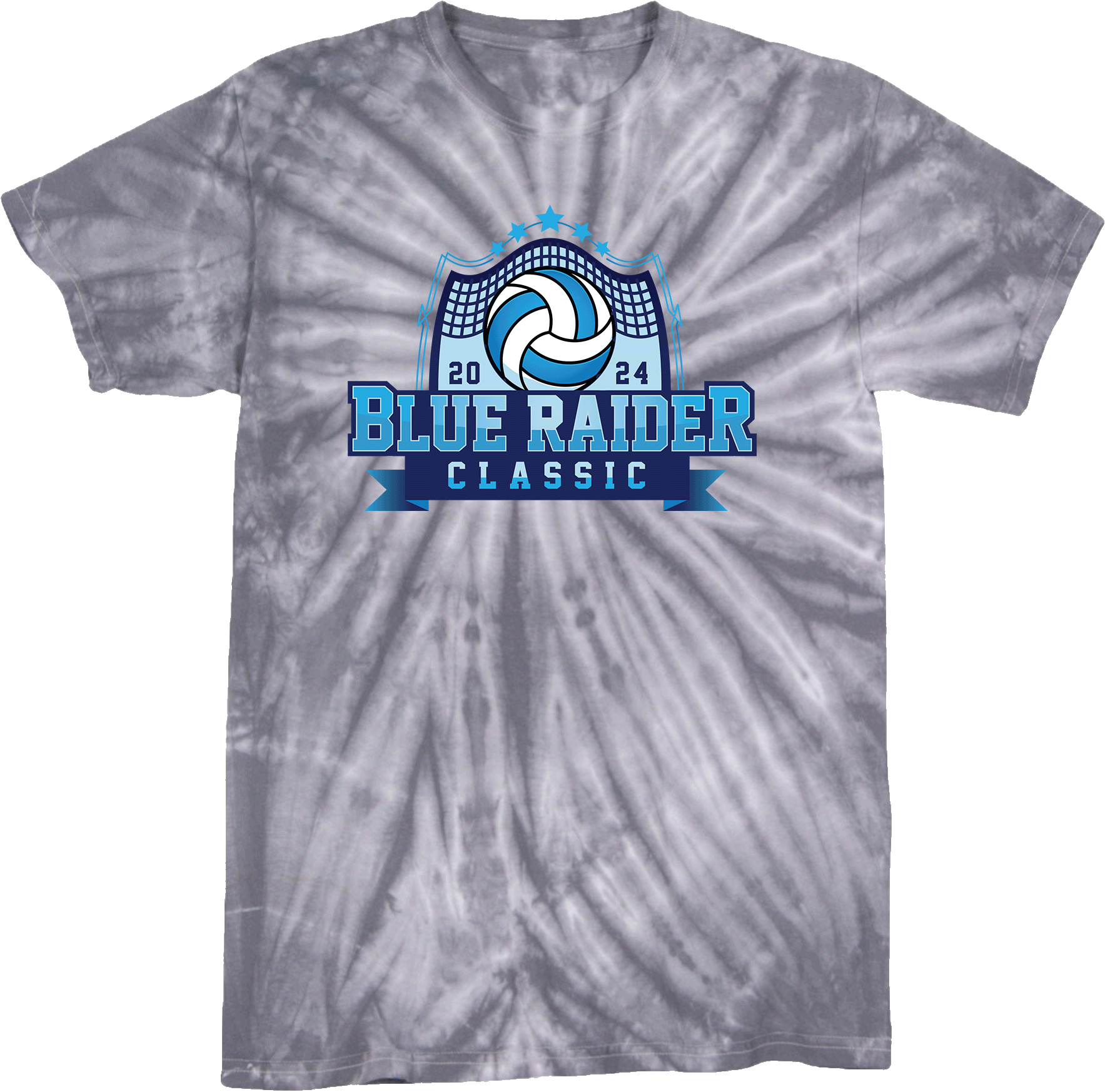 Tie-Dye Short Sleeves - 2024 Blue Raider Middle School Tournament