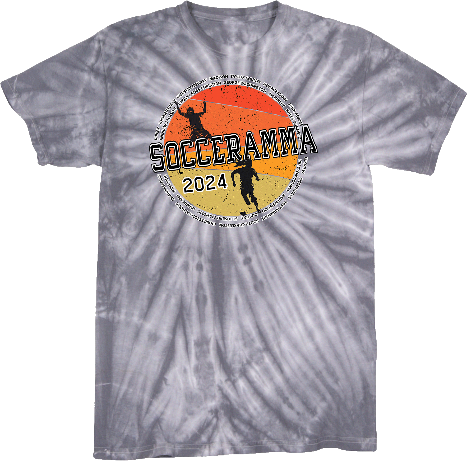 Tie-Dye Short Sleeves - 2024 Middle School Socceramma