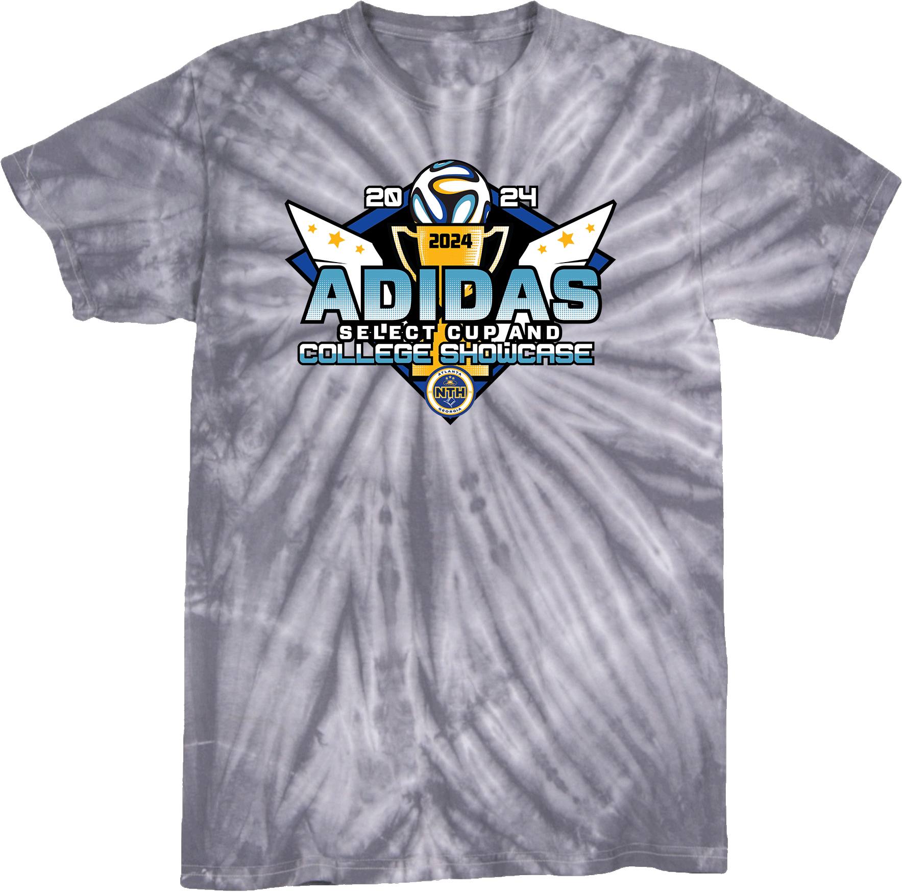 Tie-Dye Short Sleeves - 2024 NTH Adidas Select Cup and College Showcase