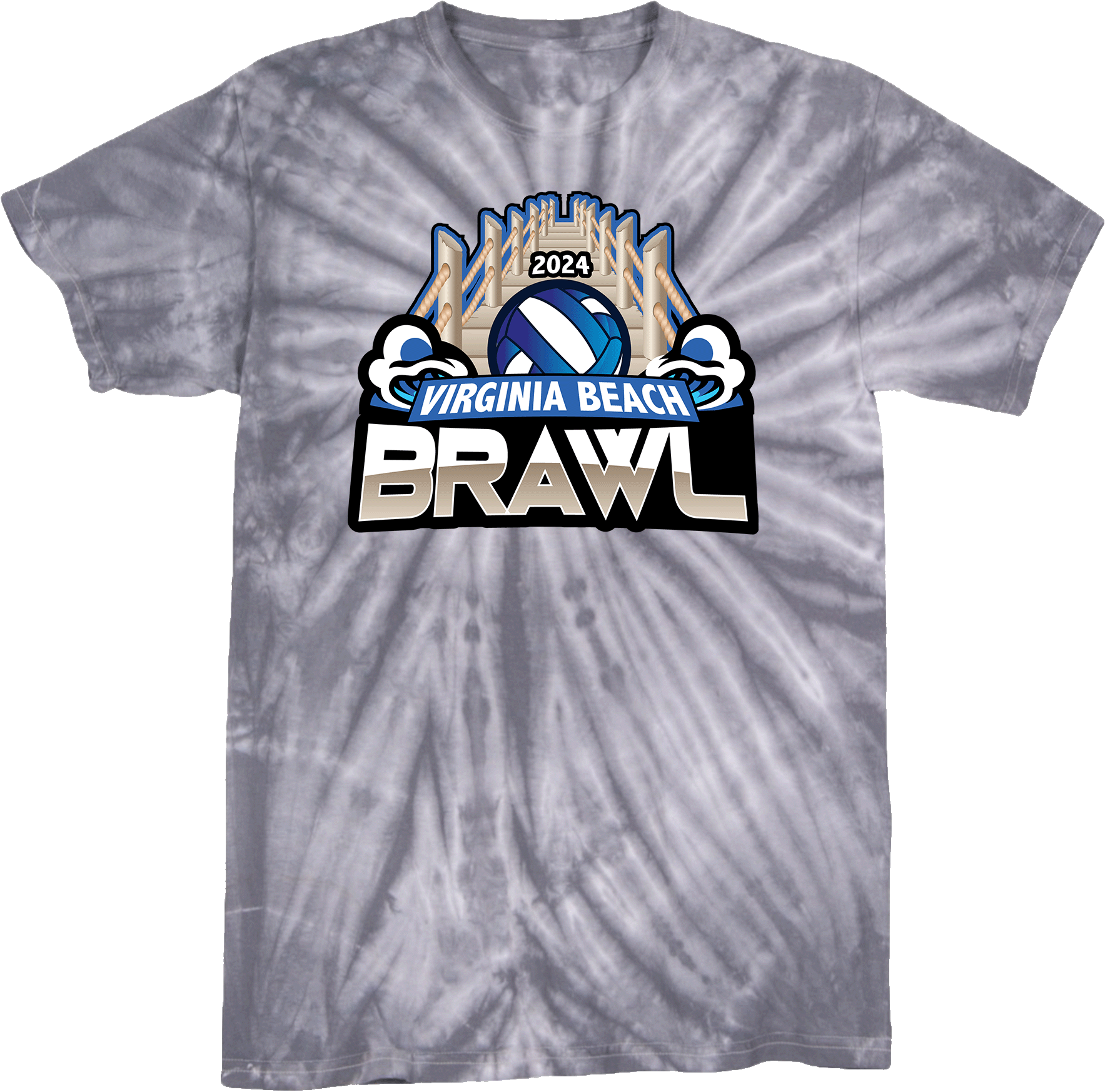 Tie-Dye Short Sleeves - 2024 Virginia Beach Brawl