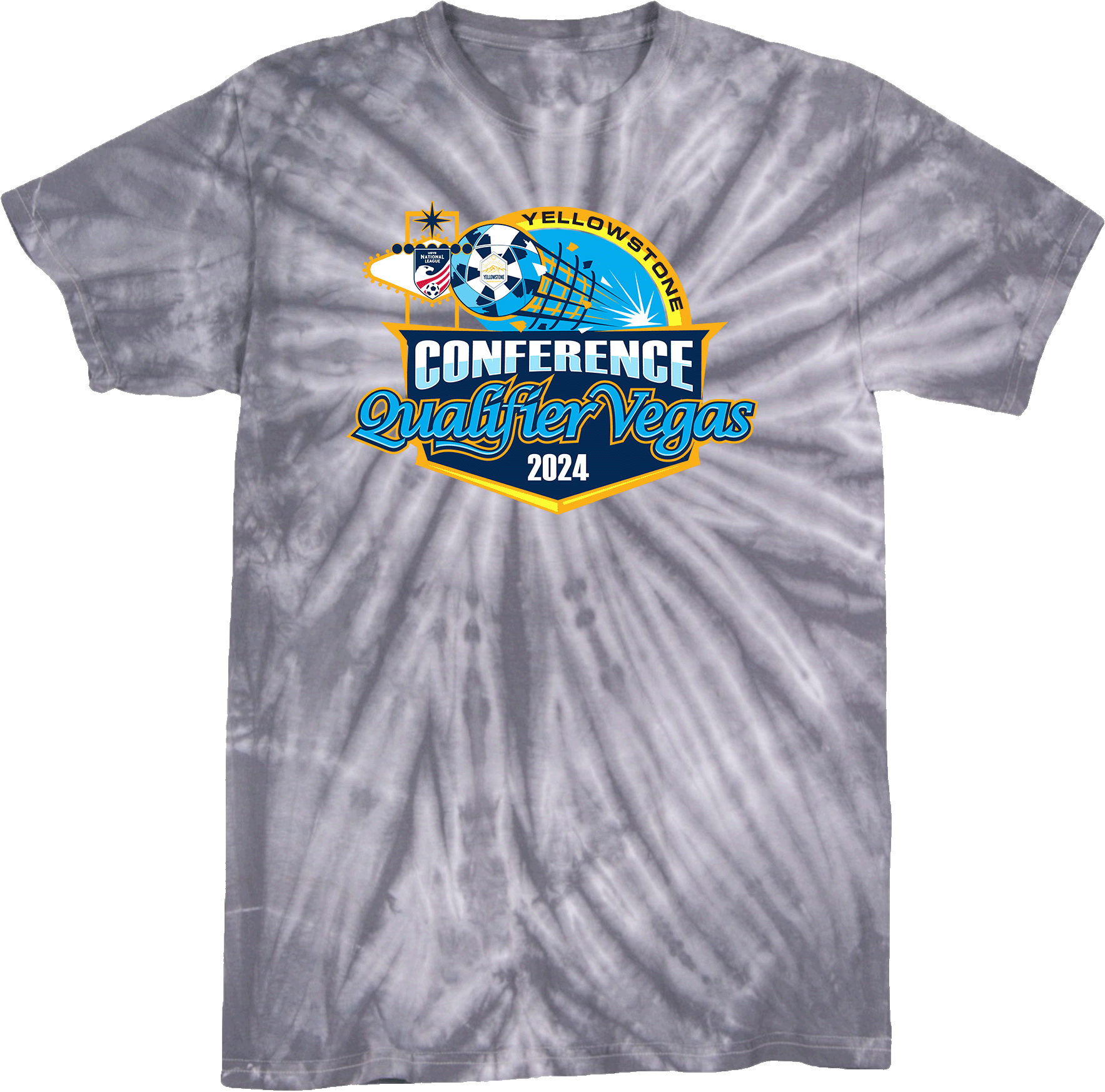 Tie-Dye Short Sleeves - 2024 Yellowstone Conference Qualifier Vegas